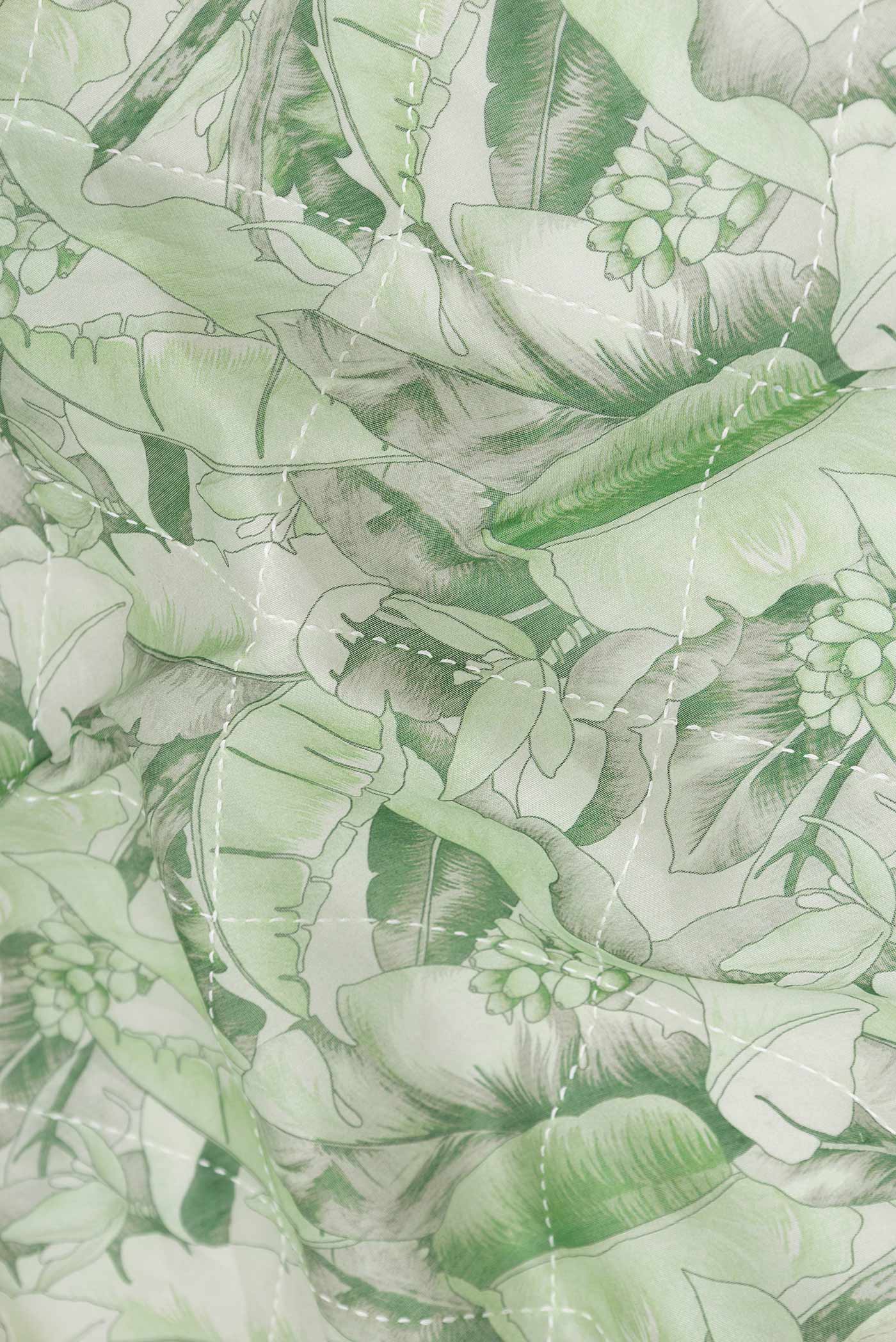 Green Dual Tone Chanderi Silk Saree - Image 2