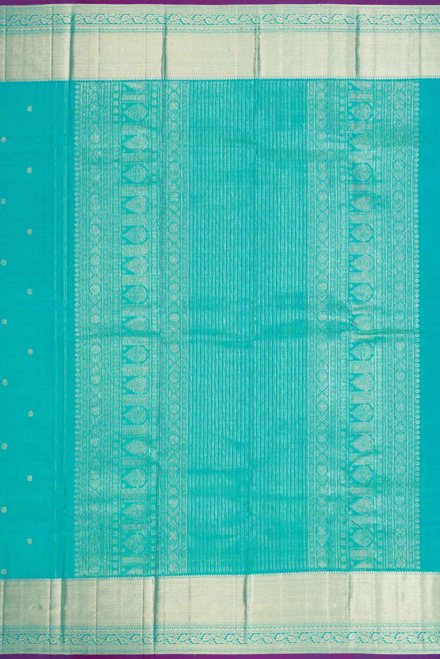 Blue Kanjivaram Silk Saree - Image 7