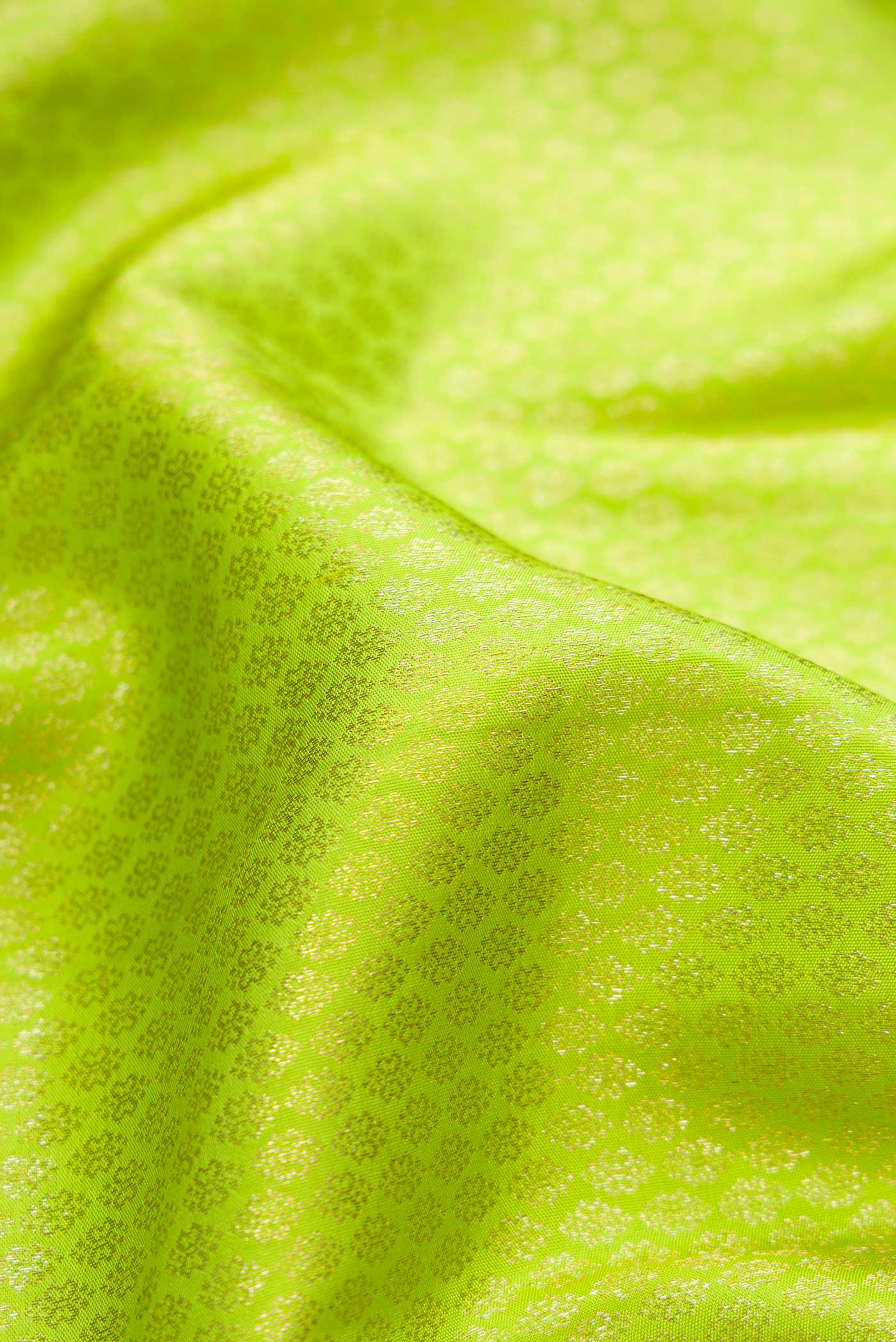 Parrot Green Kanchipuram Silk Saree - Image 2