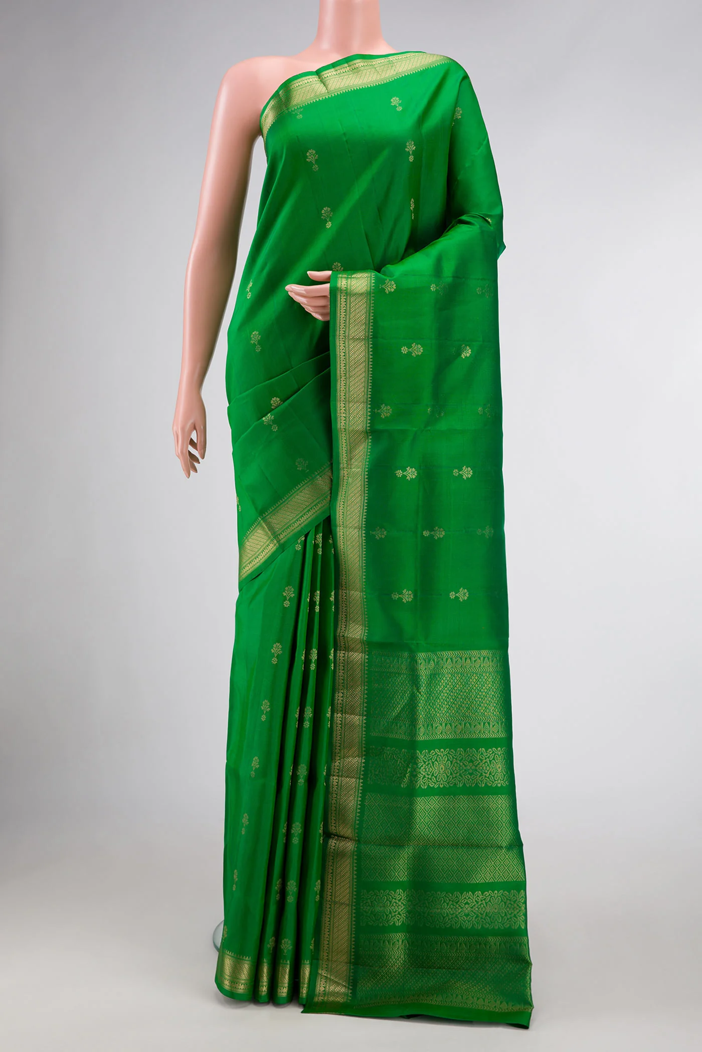 Green Soft Silk Saree