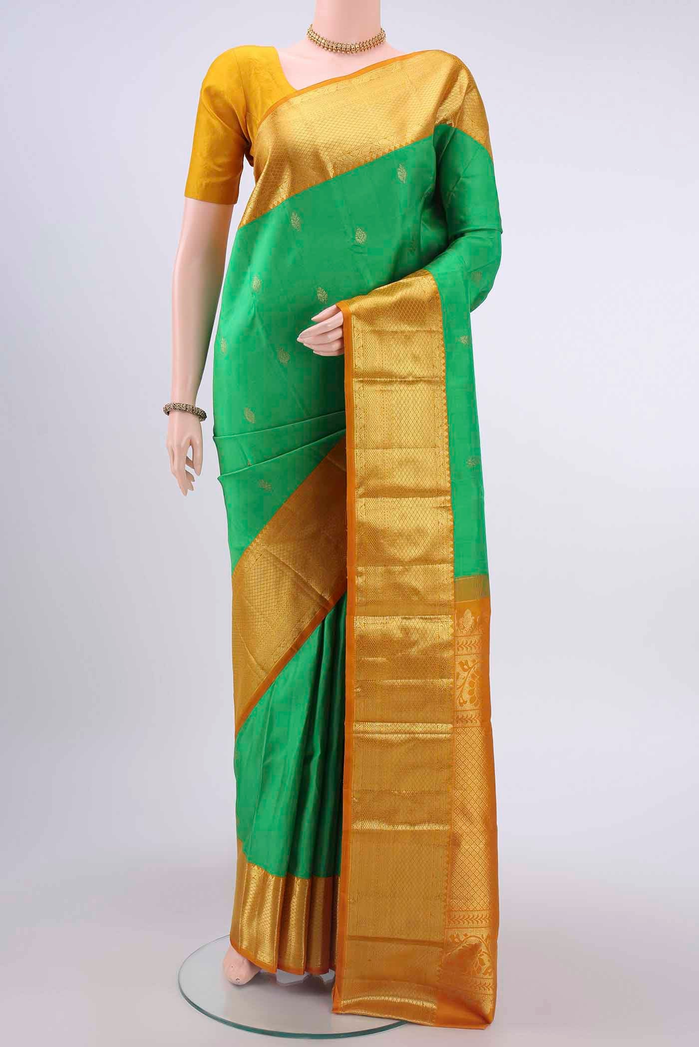Green Kanjivaram Saree