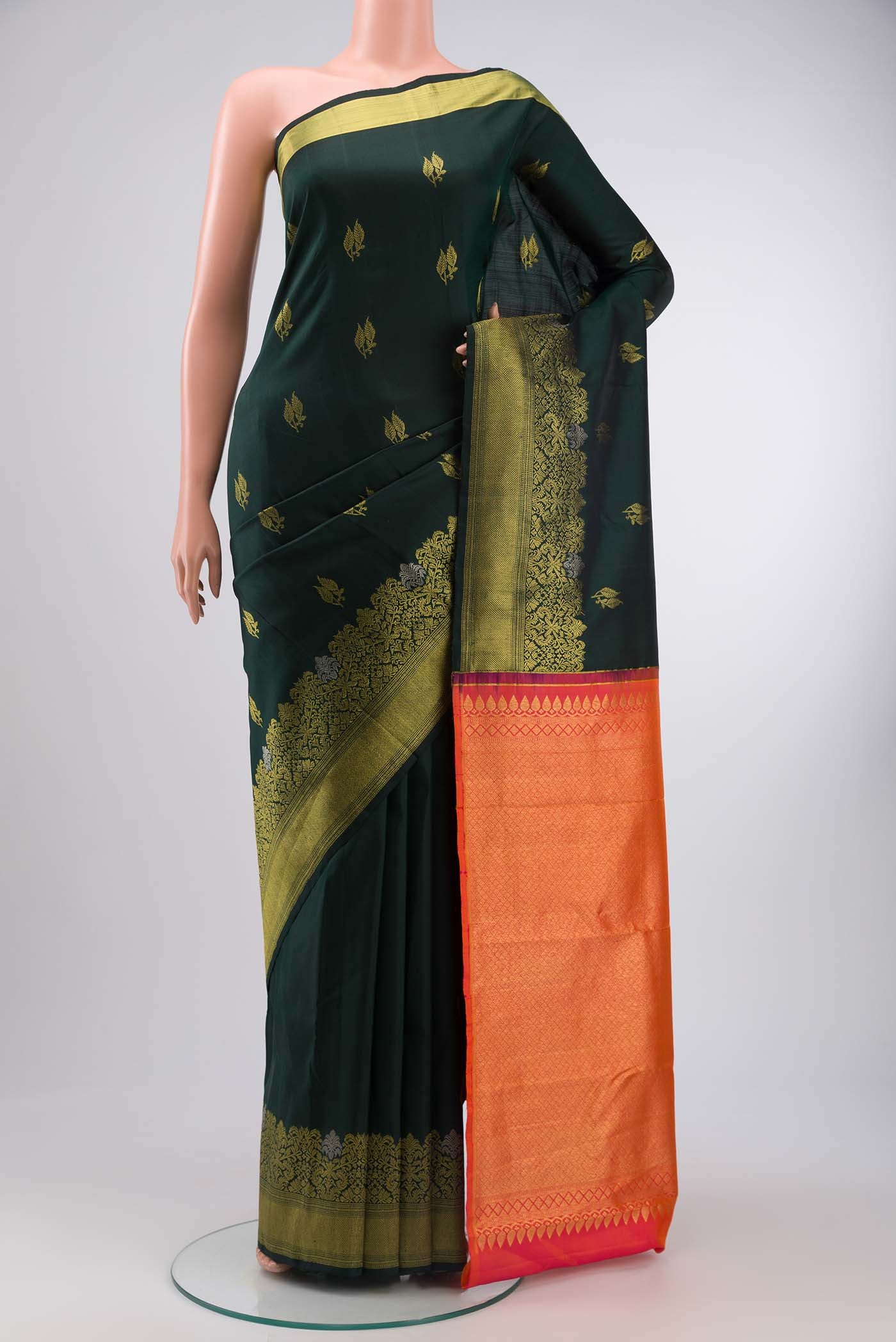 Green Kanjivaram Silk Saree