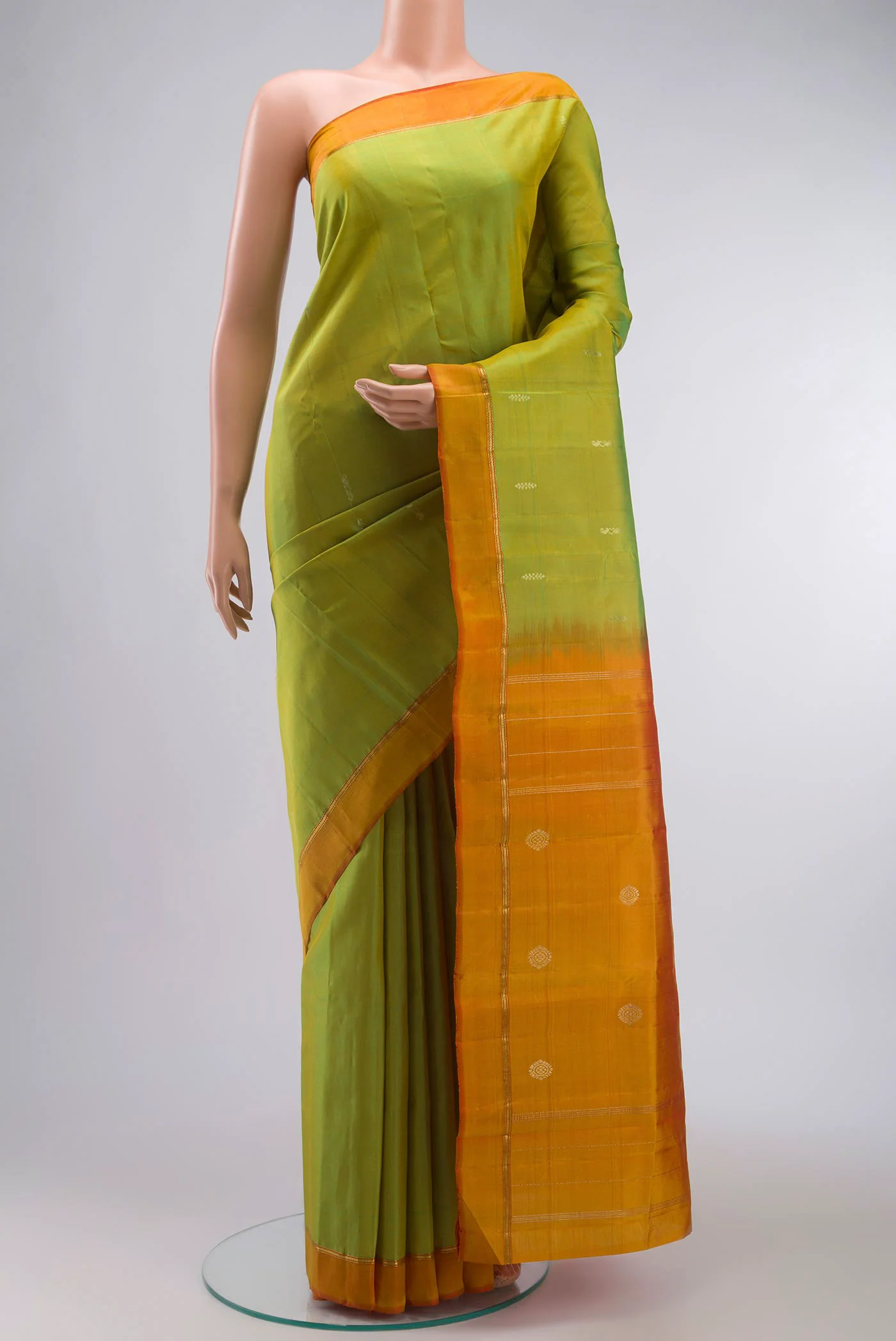 Green Kanchipuram Silk Saree