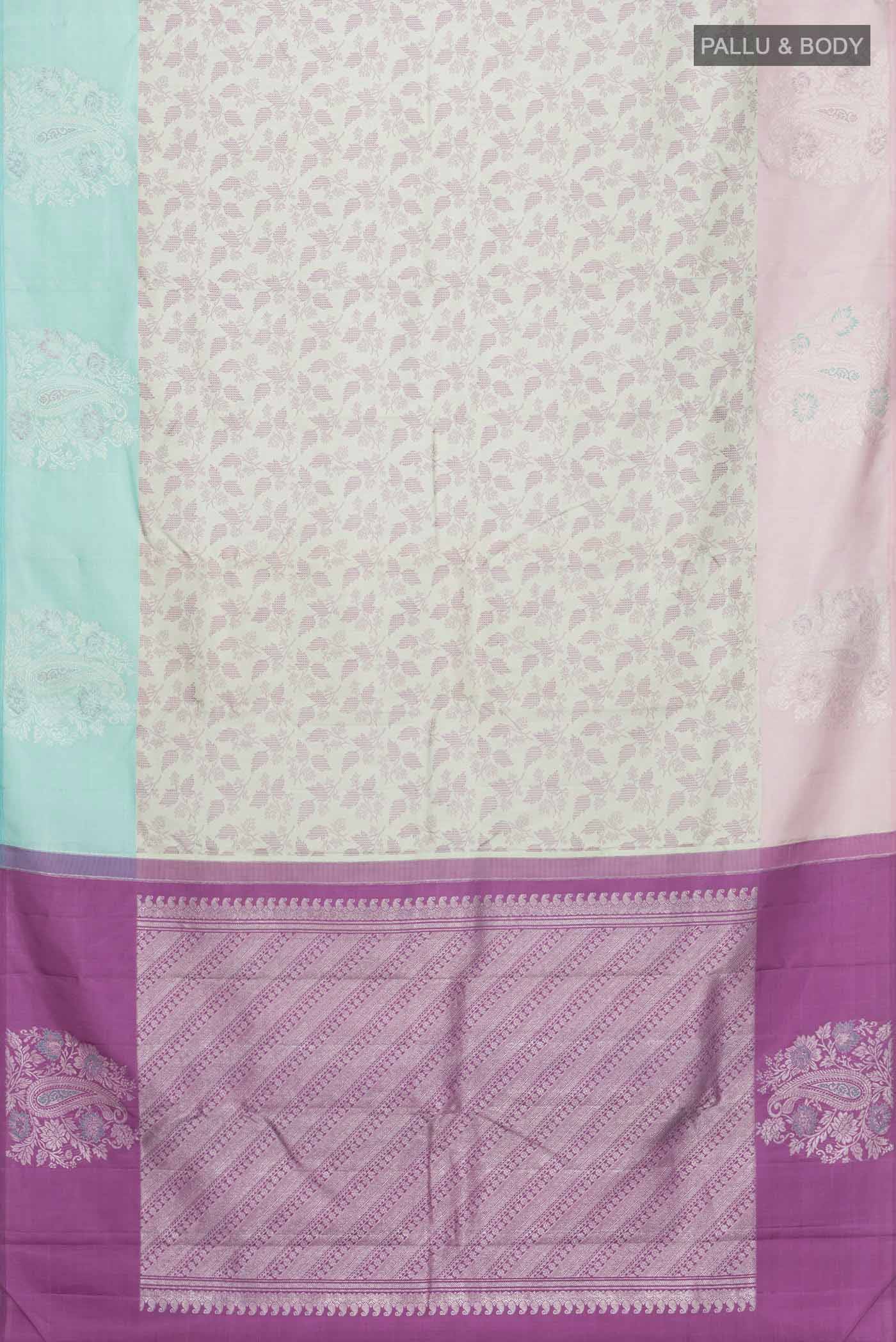 Green Kanjivaram Silk Saree - Image 6