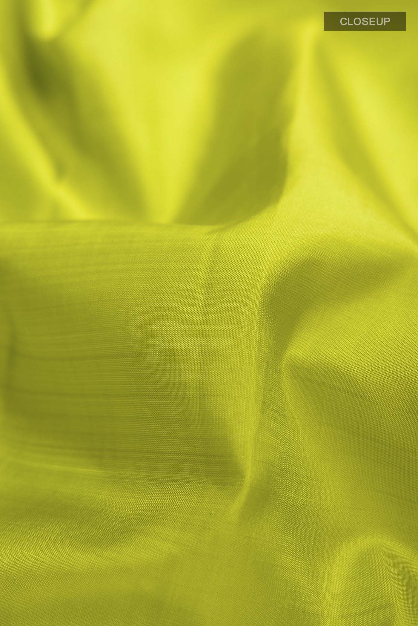 Green Kanchipuram Silk Saree - Image 2