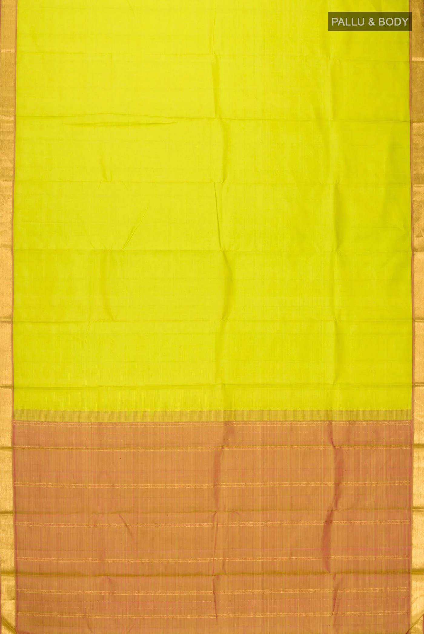Green Kanchipuram Silk Saree - Image 6