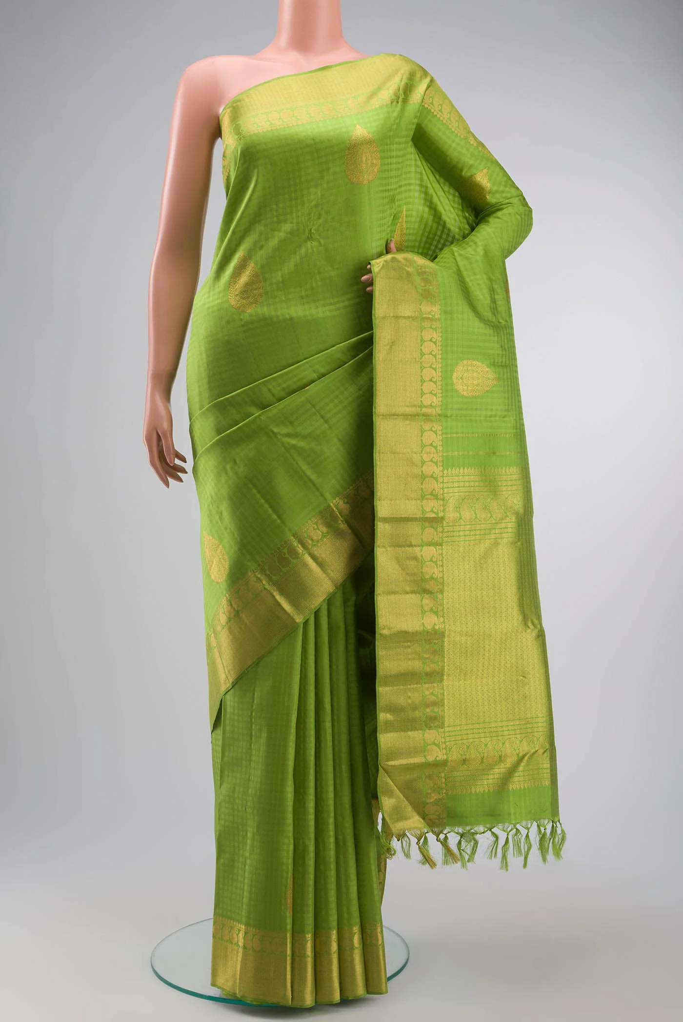 Green Kanchipuram Silk Saree