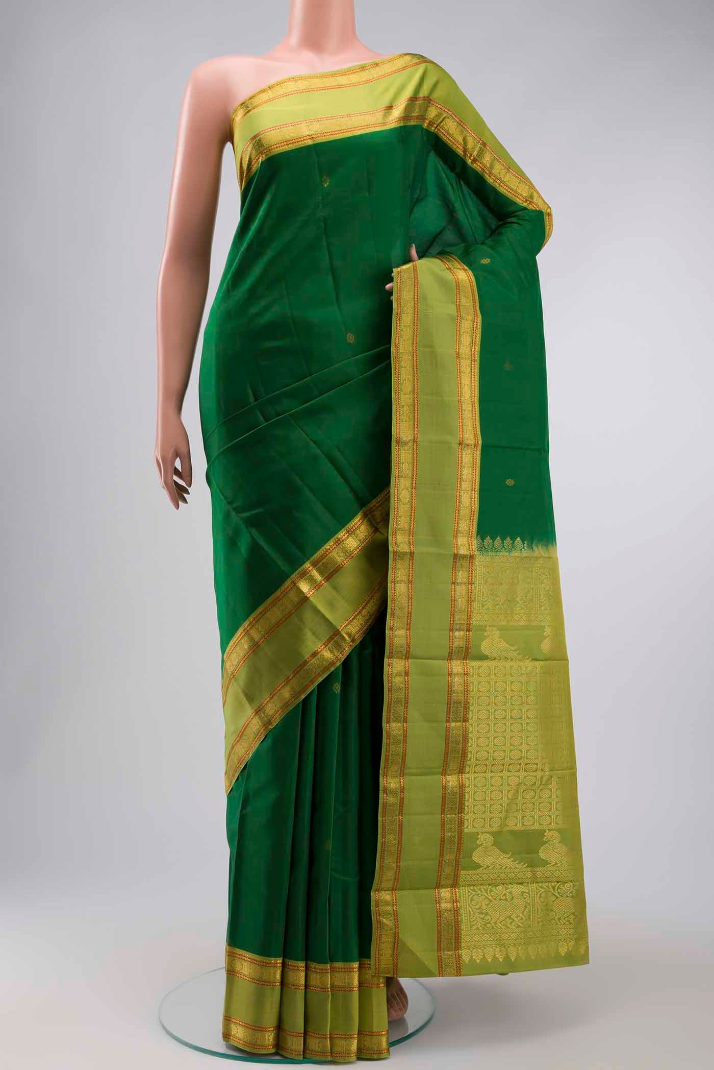 Green Kanjivaram Silk Saree