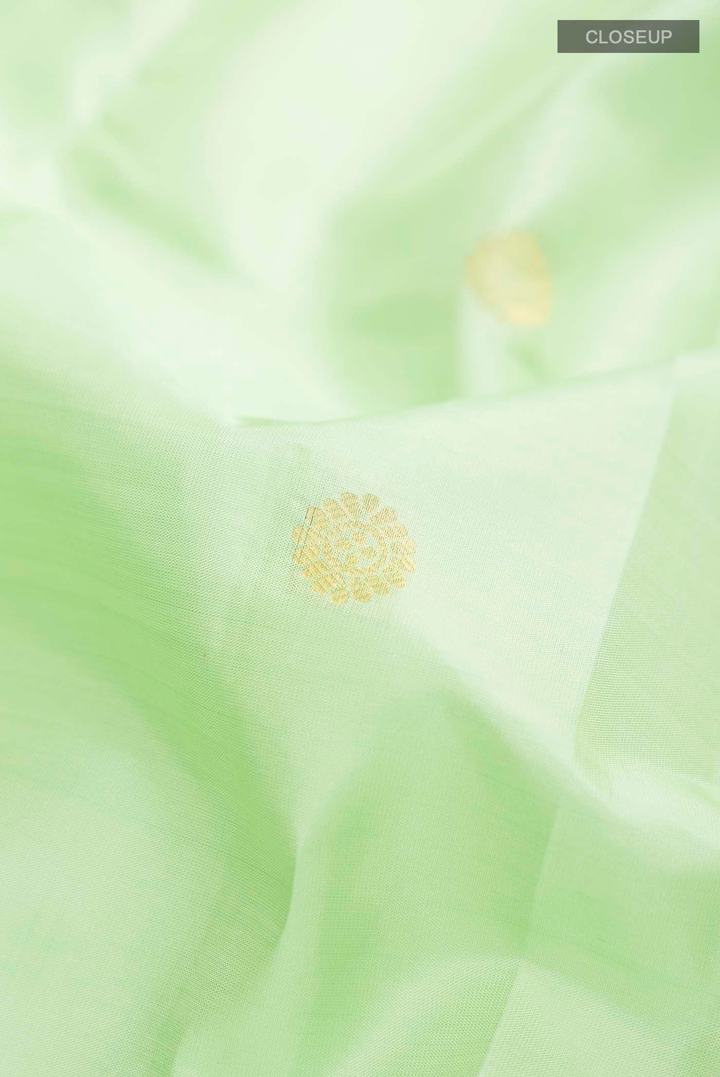 Green Kanjivaram Silk Saree - Image 2