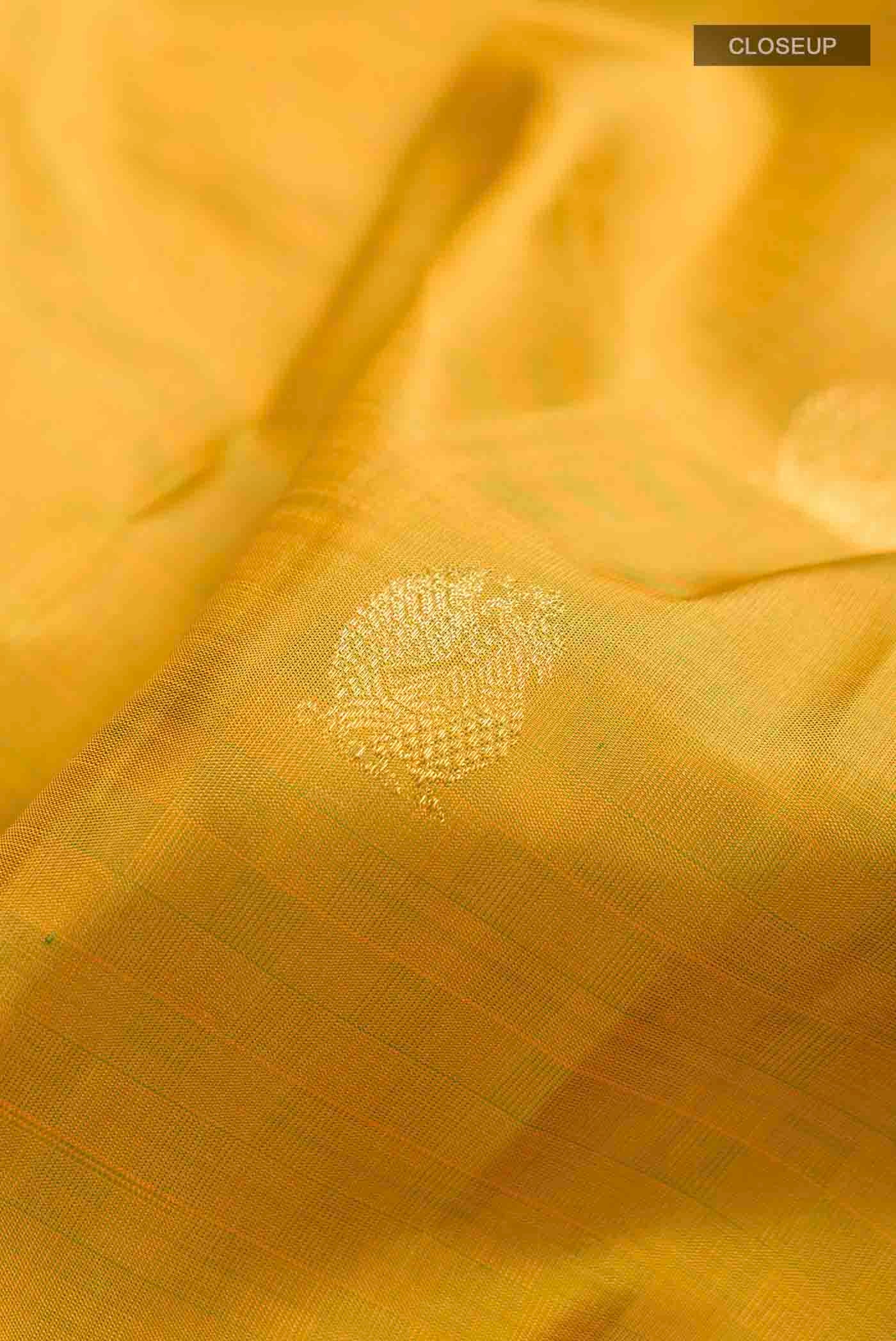 Green Kanjivaram Silk Saree - Image 2