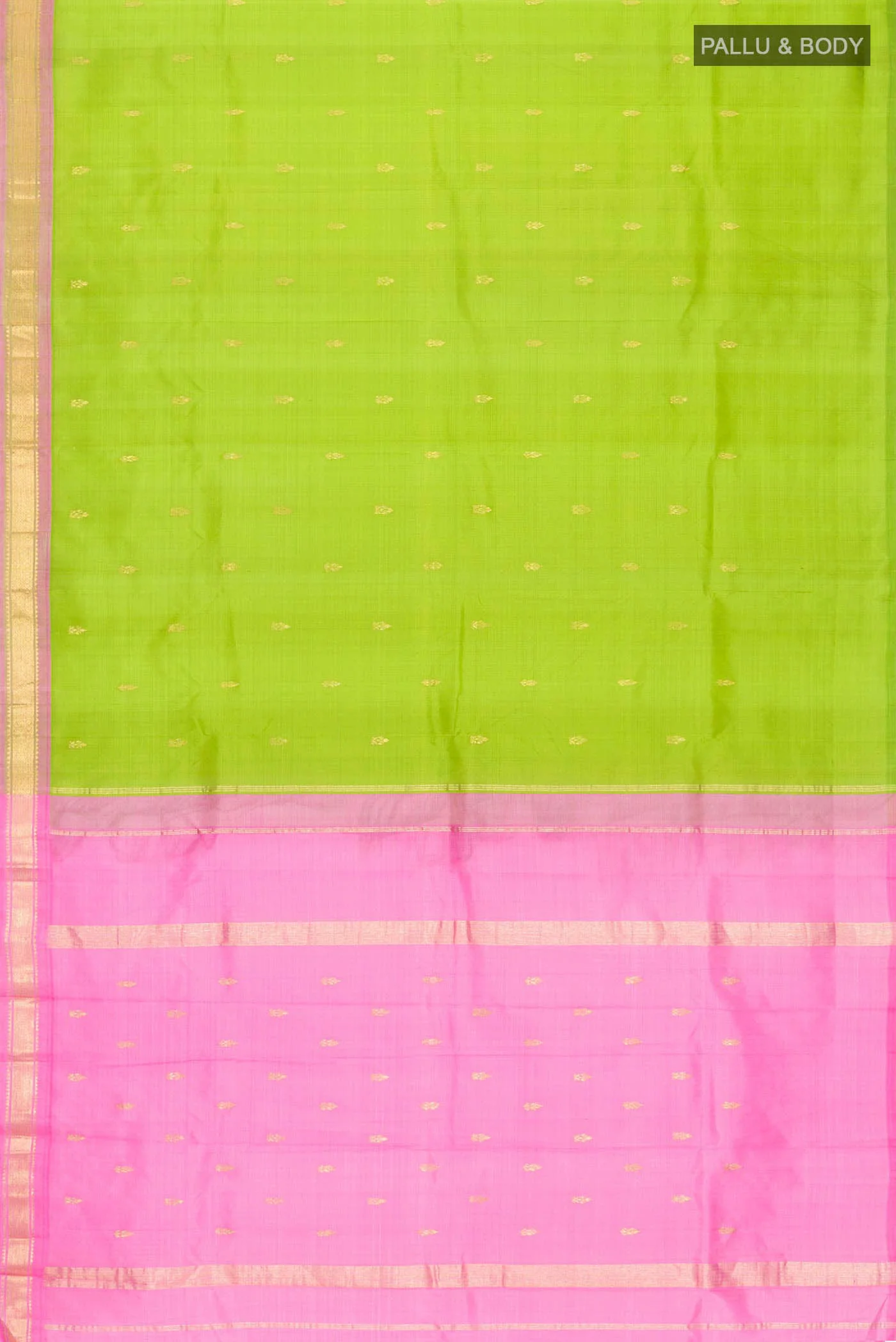 Green Kanjivaram Silk Saree - Image 5