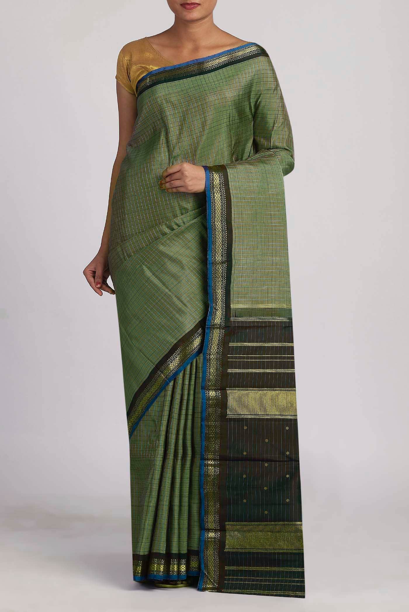 Green Kanjivaram Silk Saree