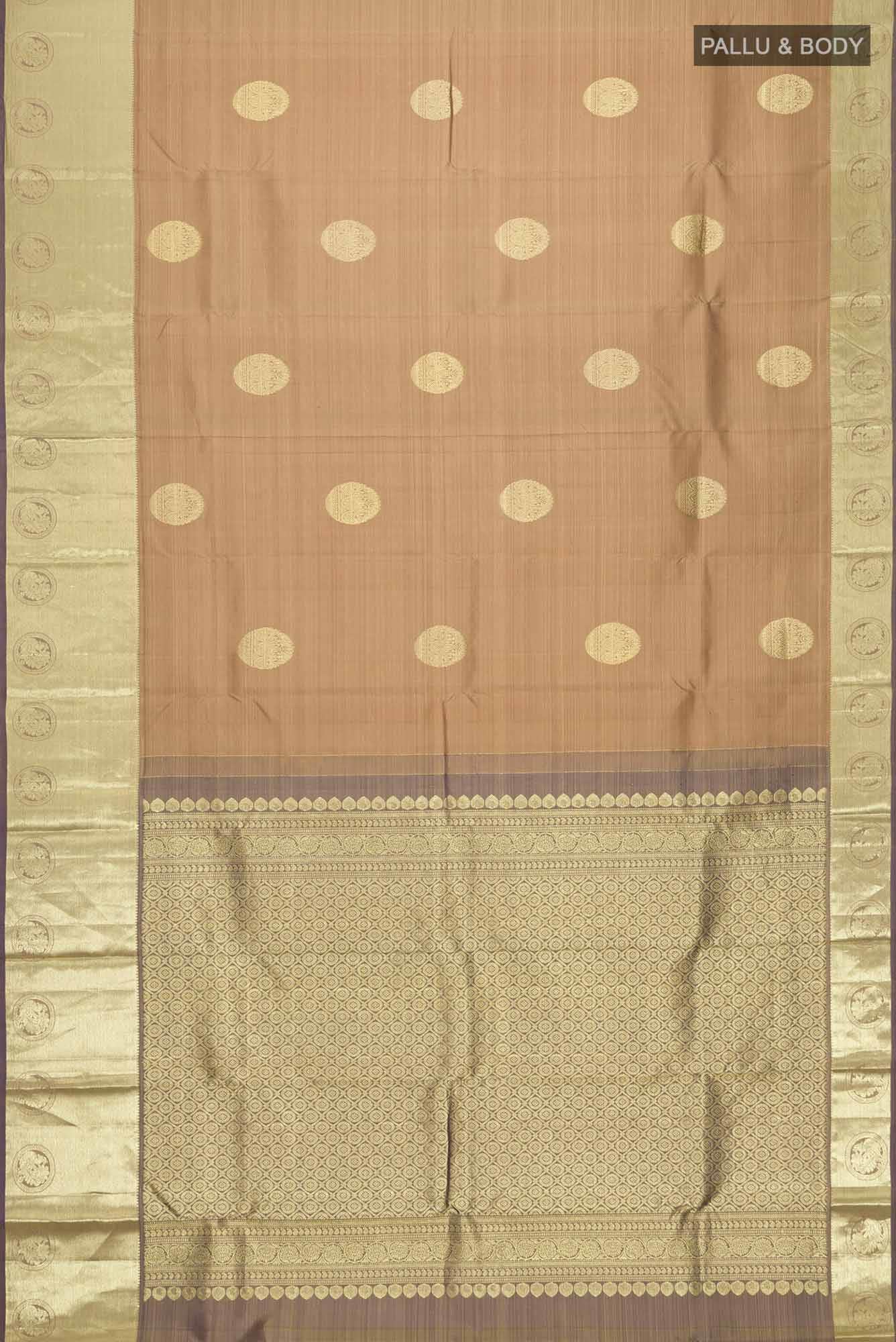 Green Kanchipuram Silk Saree - Image 4