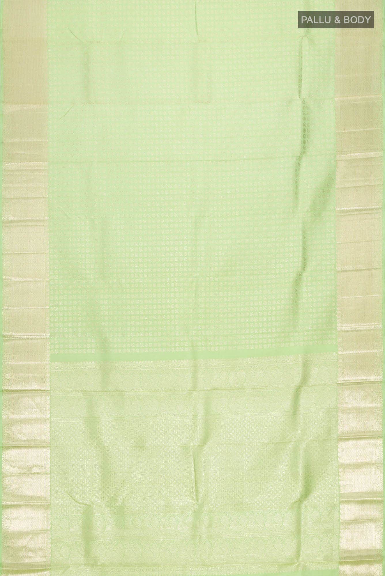 Green Kanjivaram Silk Saree - Image 4