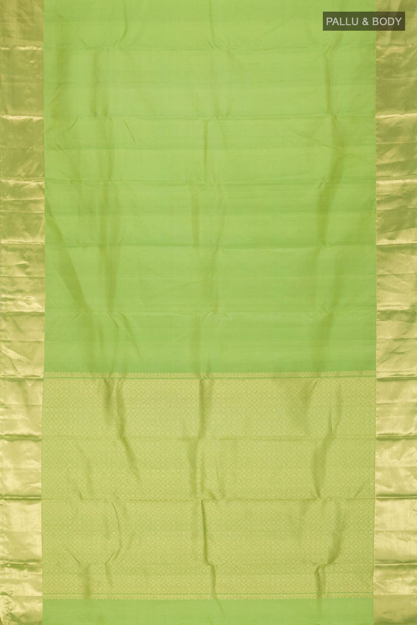 Green Kanjivaram Silk Saree - Image 7