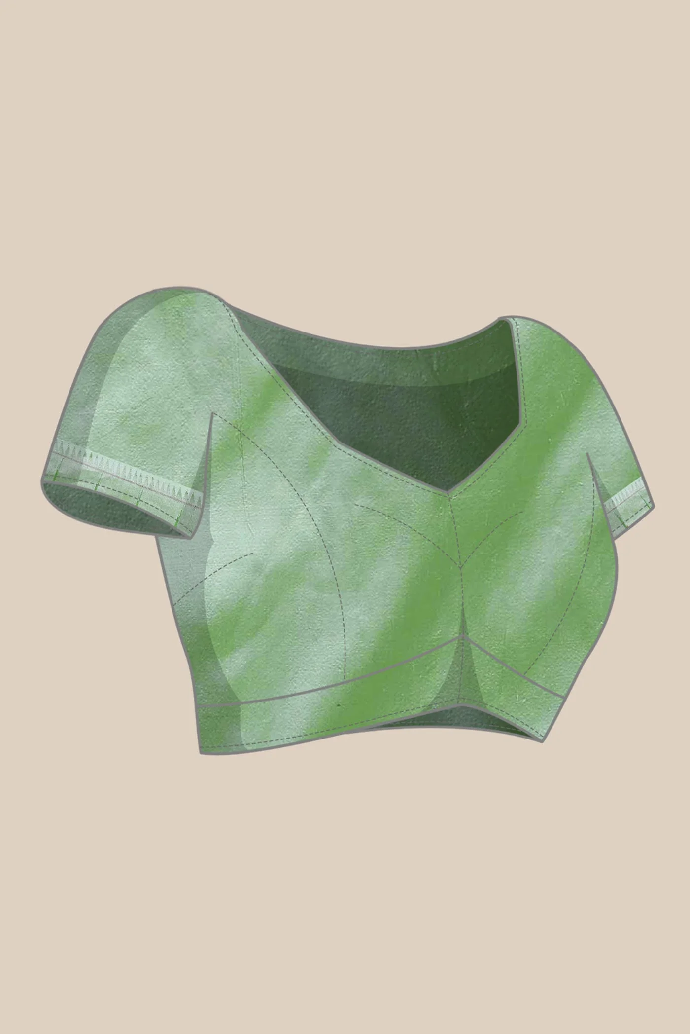 Pure Silk Pure Zari Green Paithani Saree - Image 8