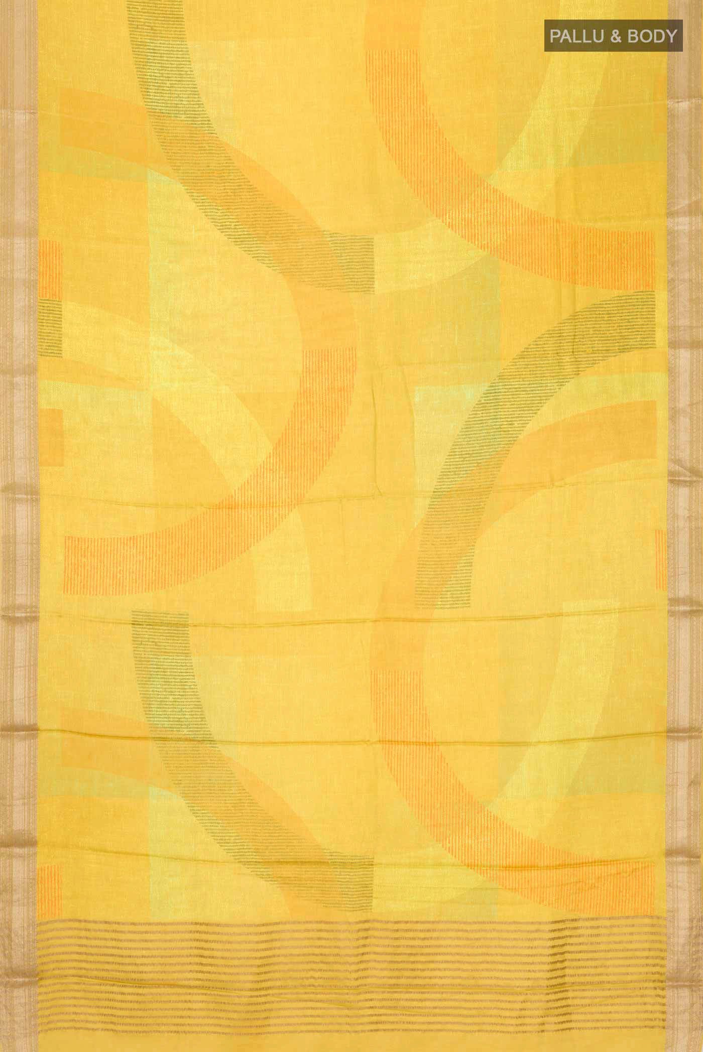 Green Satin Silk Saree - Image 6