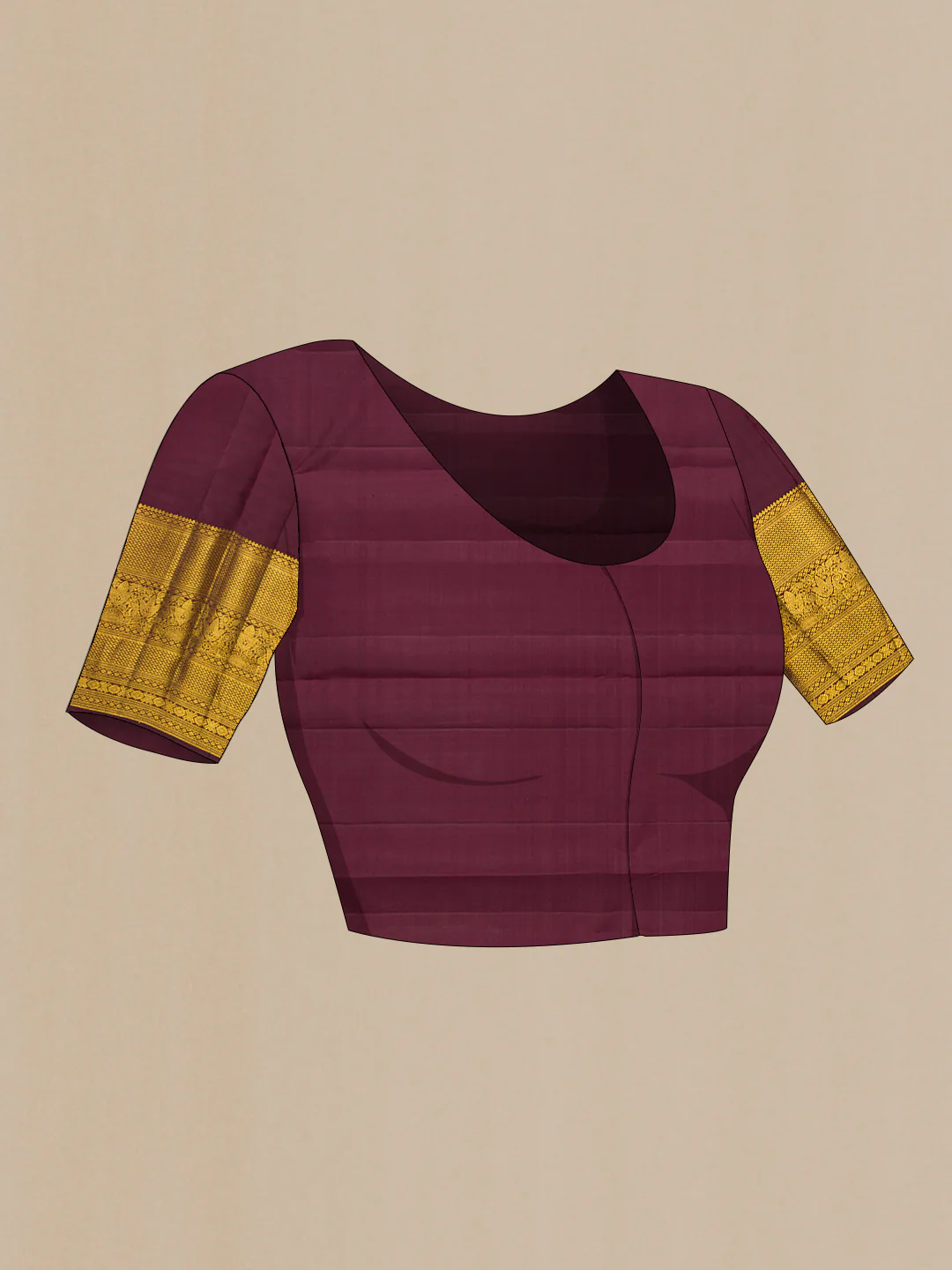 Multi Color Kanjivaram Silk Saree - Image 5