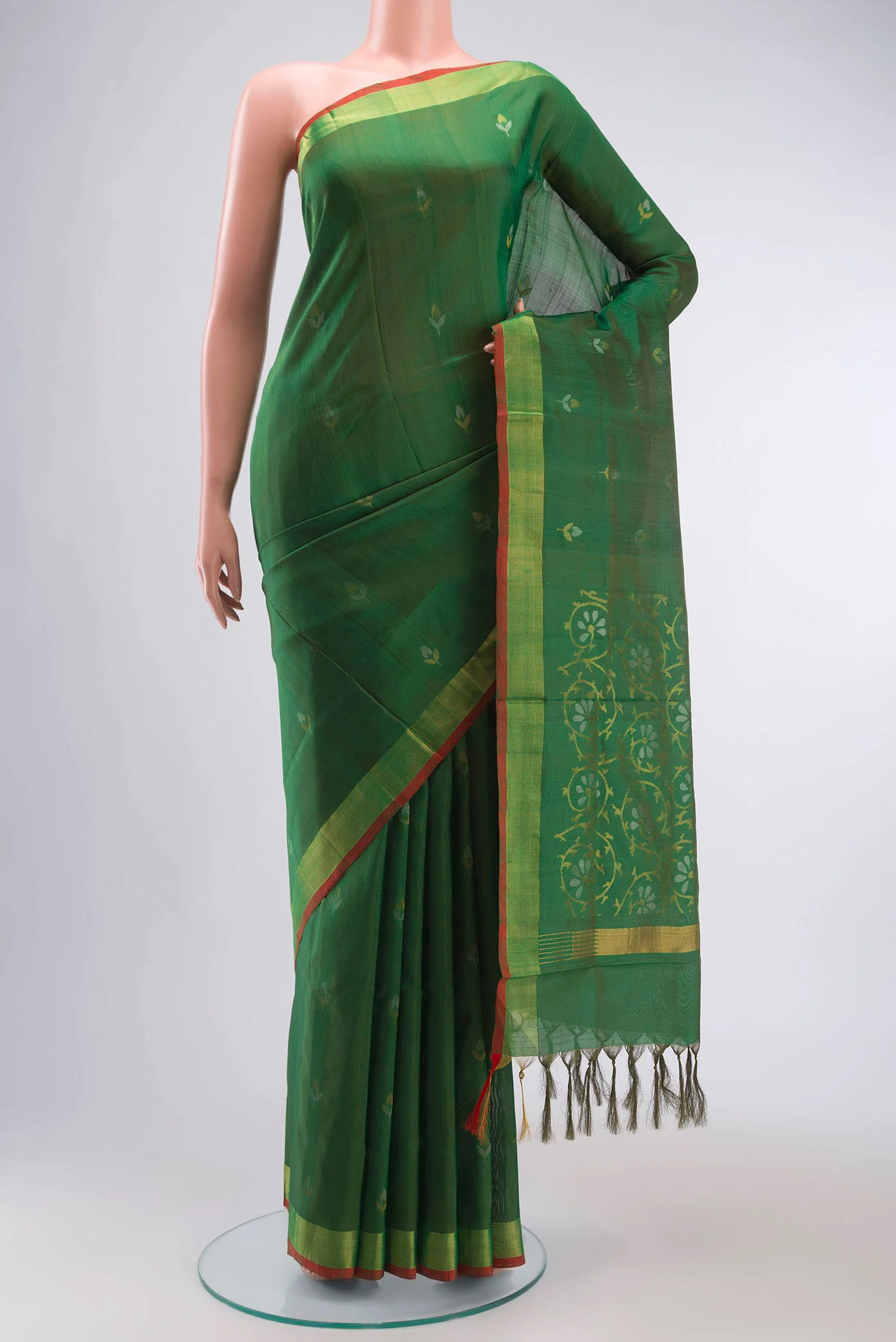 Green Uppada Silk Saree