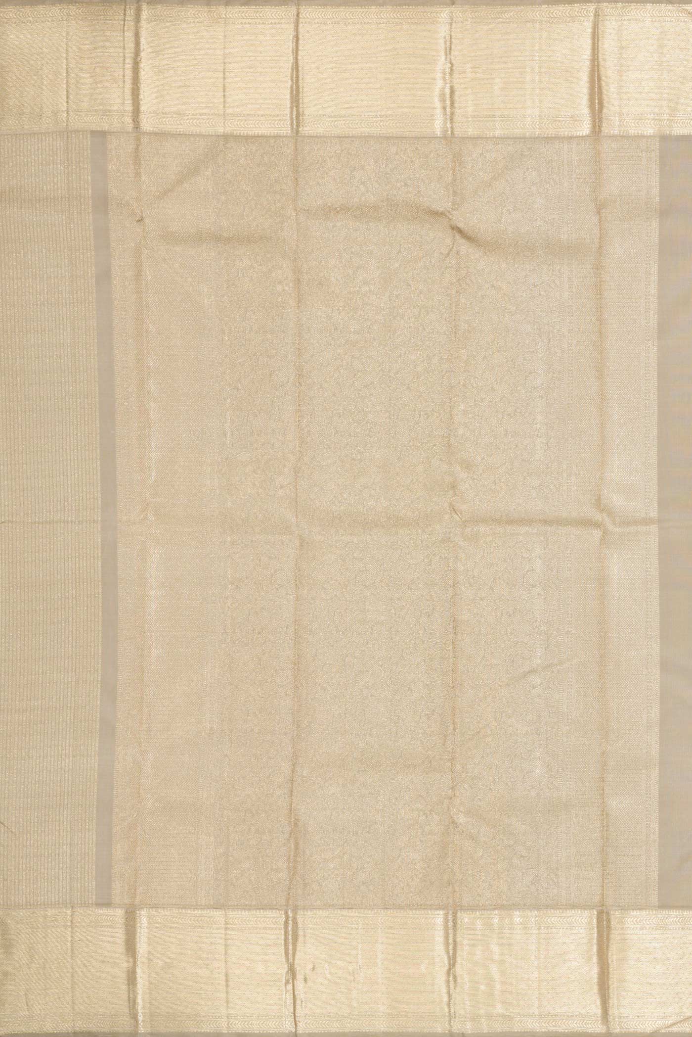Grey Dual Tone Kanchipuram Silk Saree - Image 7