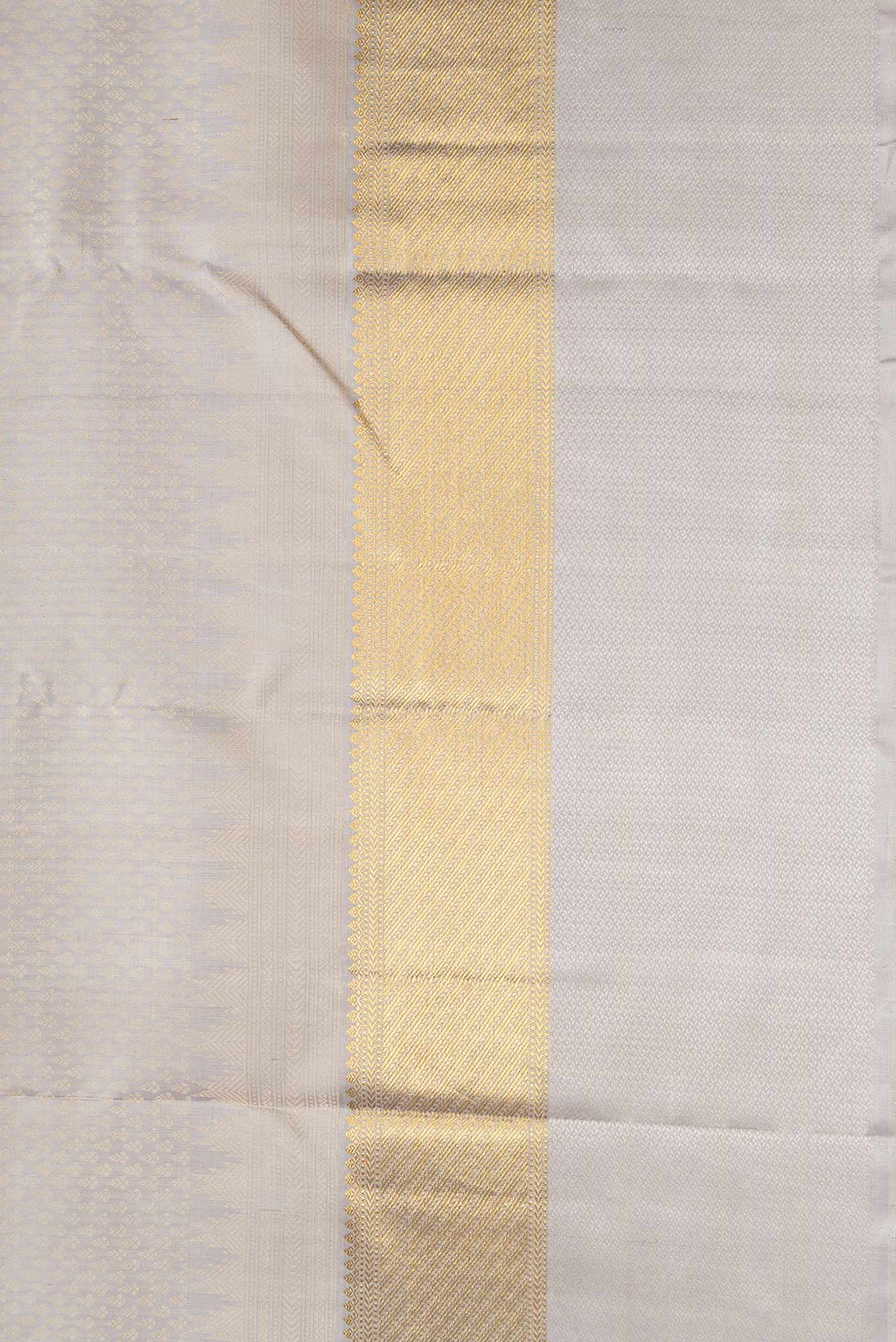 Grey Kanjivaram Silk Saree - Image 3