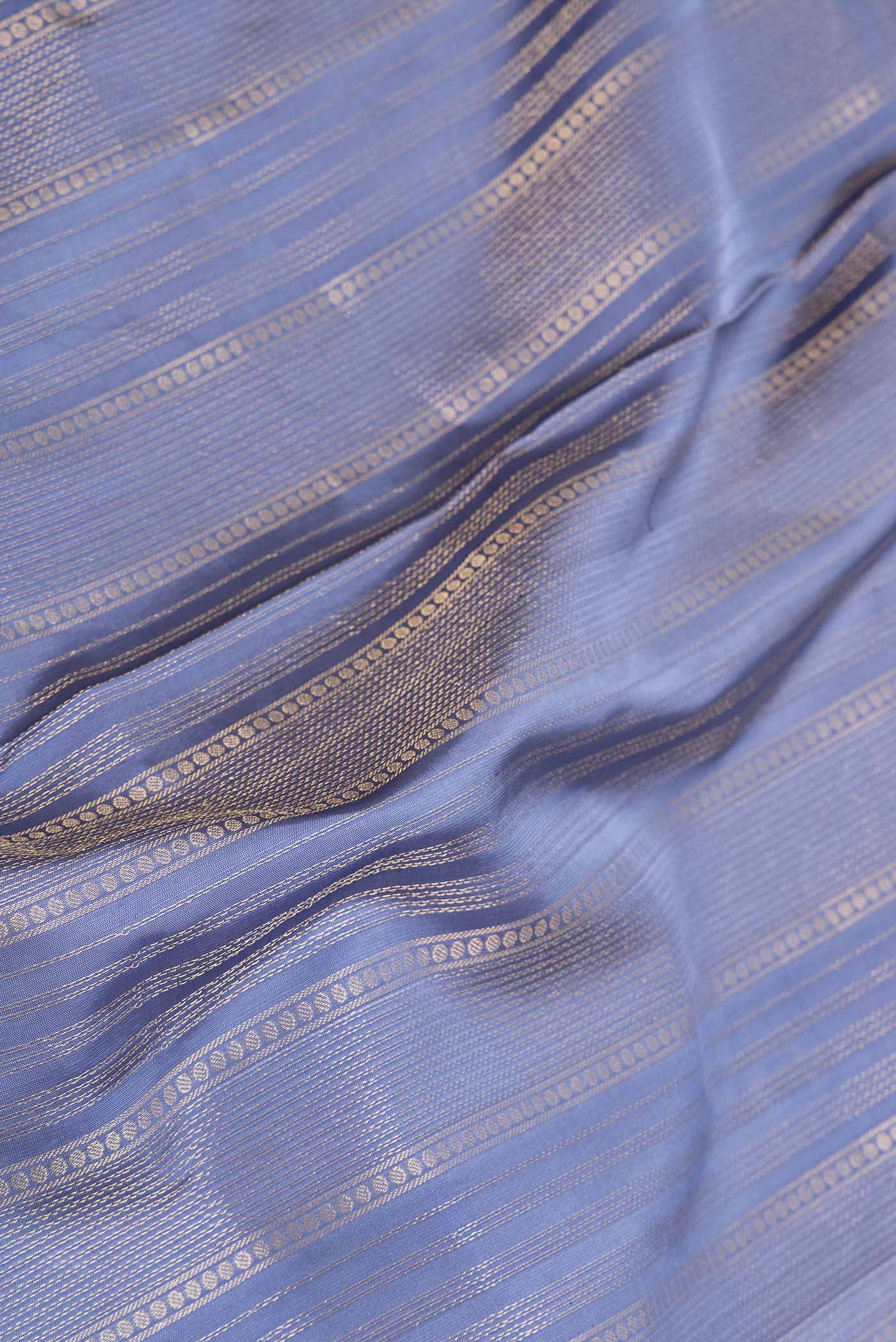 Grey Dual Tone Soft Silk Saree - Image 2
