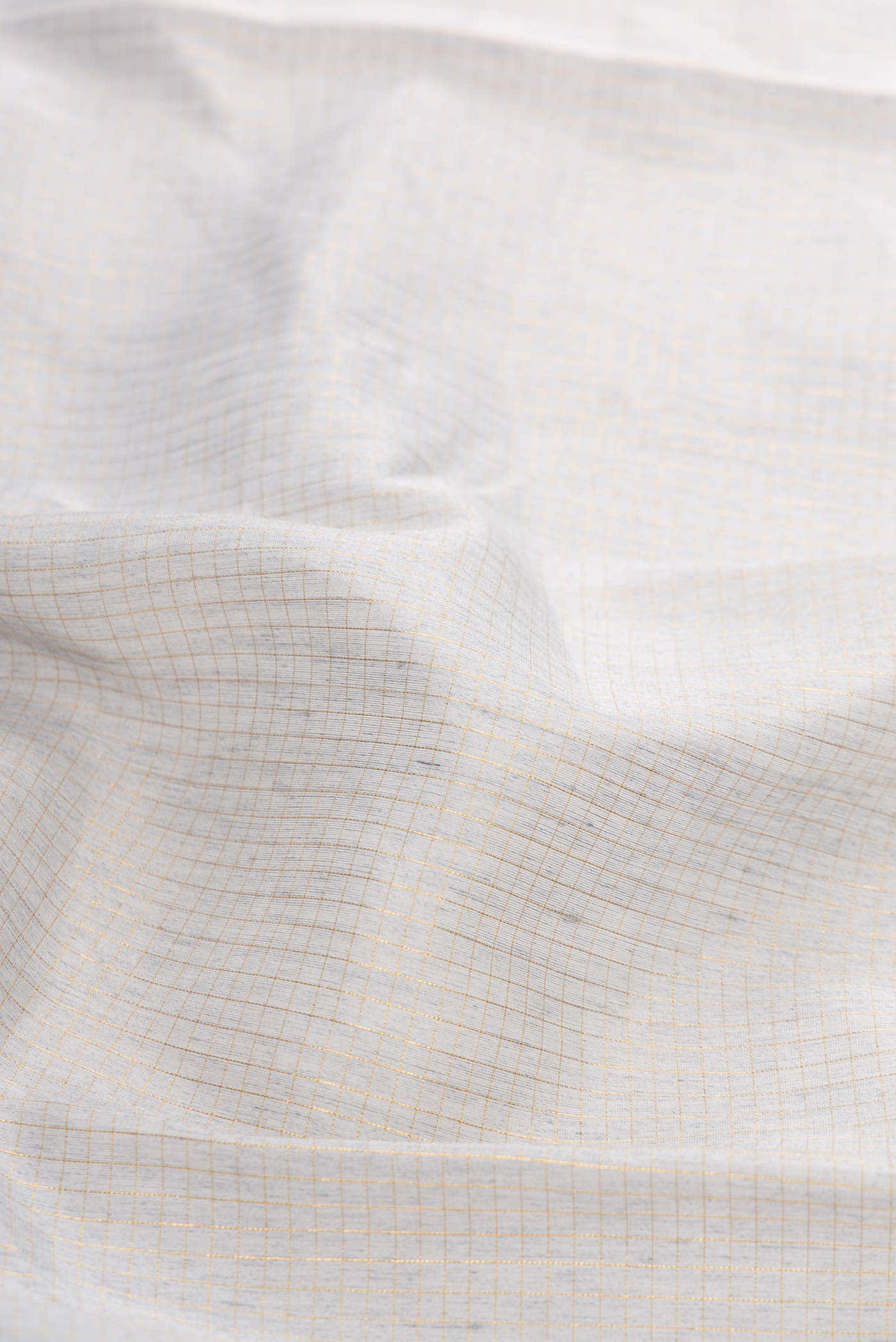 Grey Linen Saree - Image 3