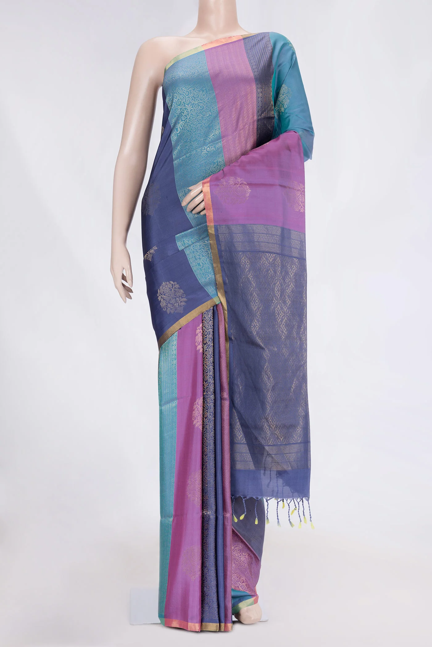 Multi Color Soft Silk Saree