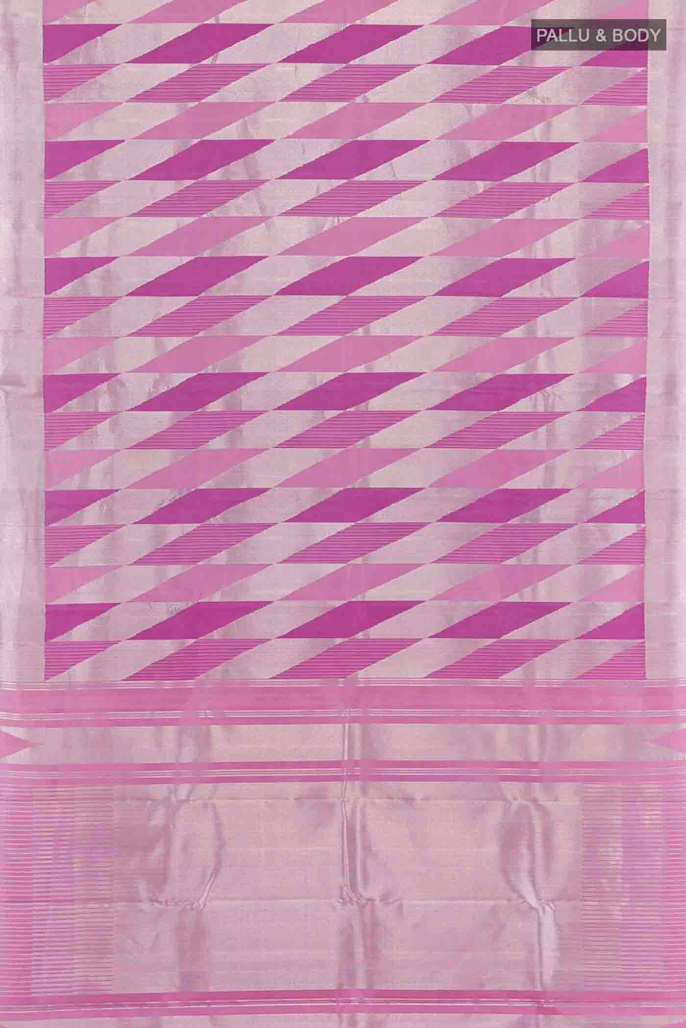 Lavender Kanchipuram Silk Saree - Image 6