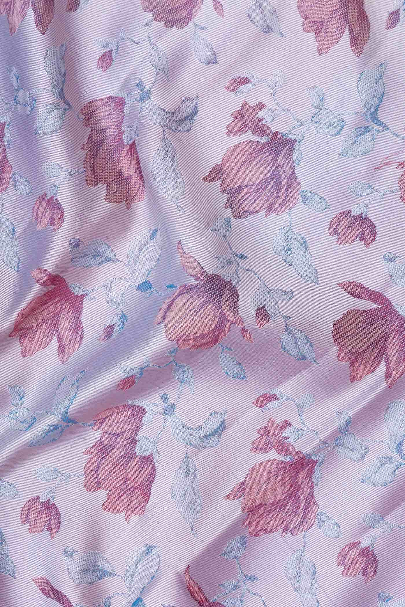 Lavender Kanjivaram Silk Saree - Image 3