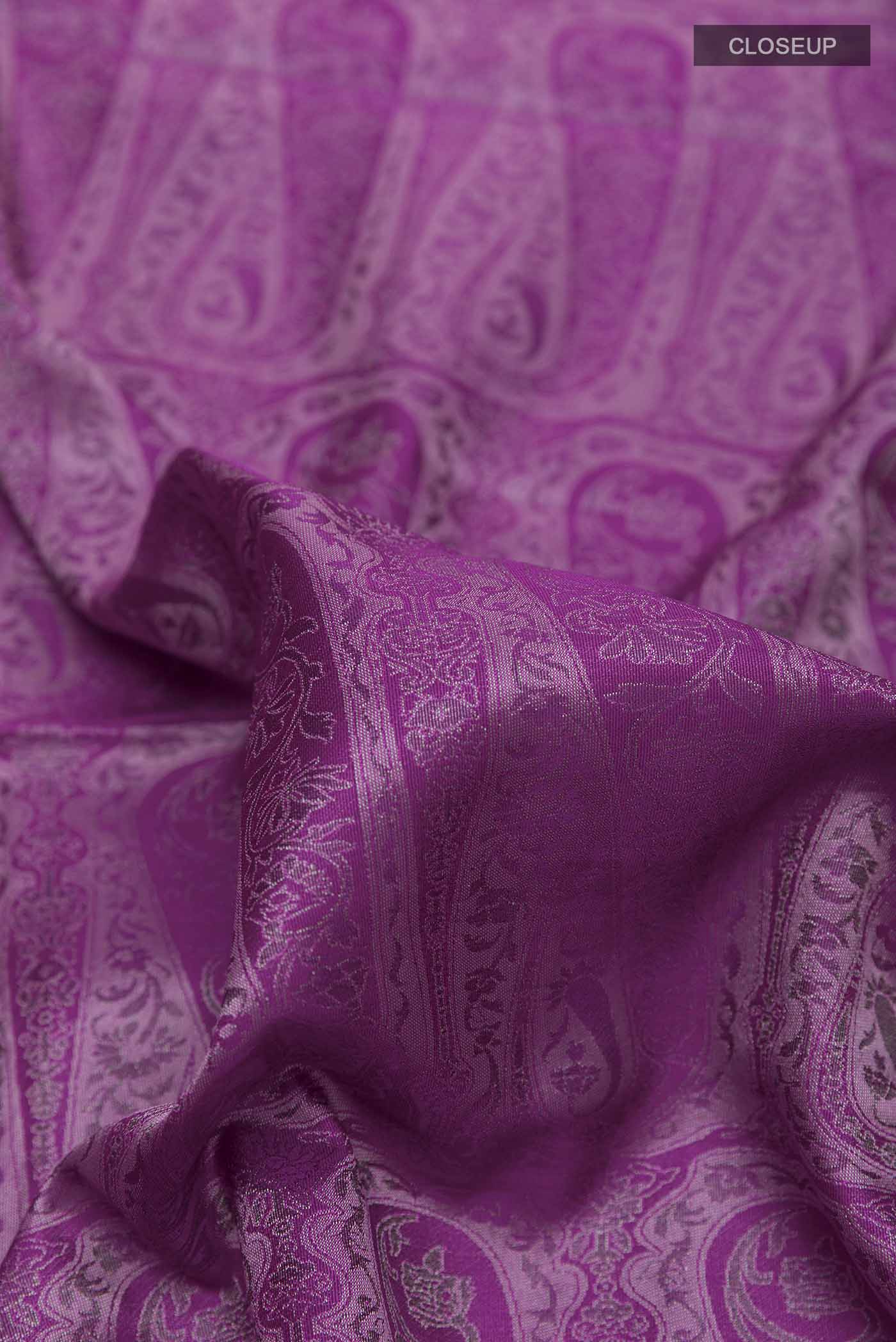 Lavender Soft Silk Saree - Image 2