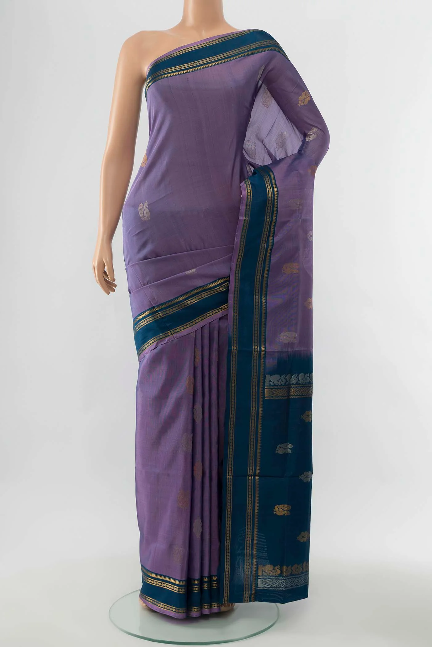 Lilac Uppada Silk Saree