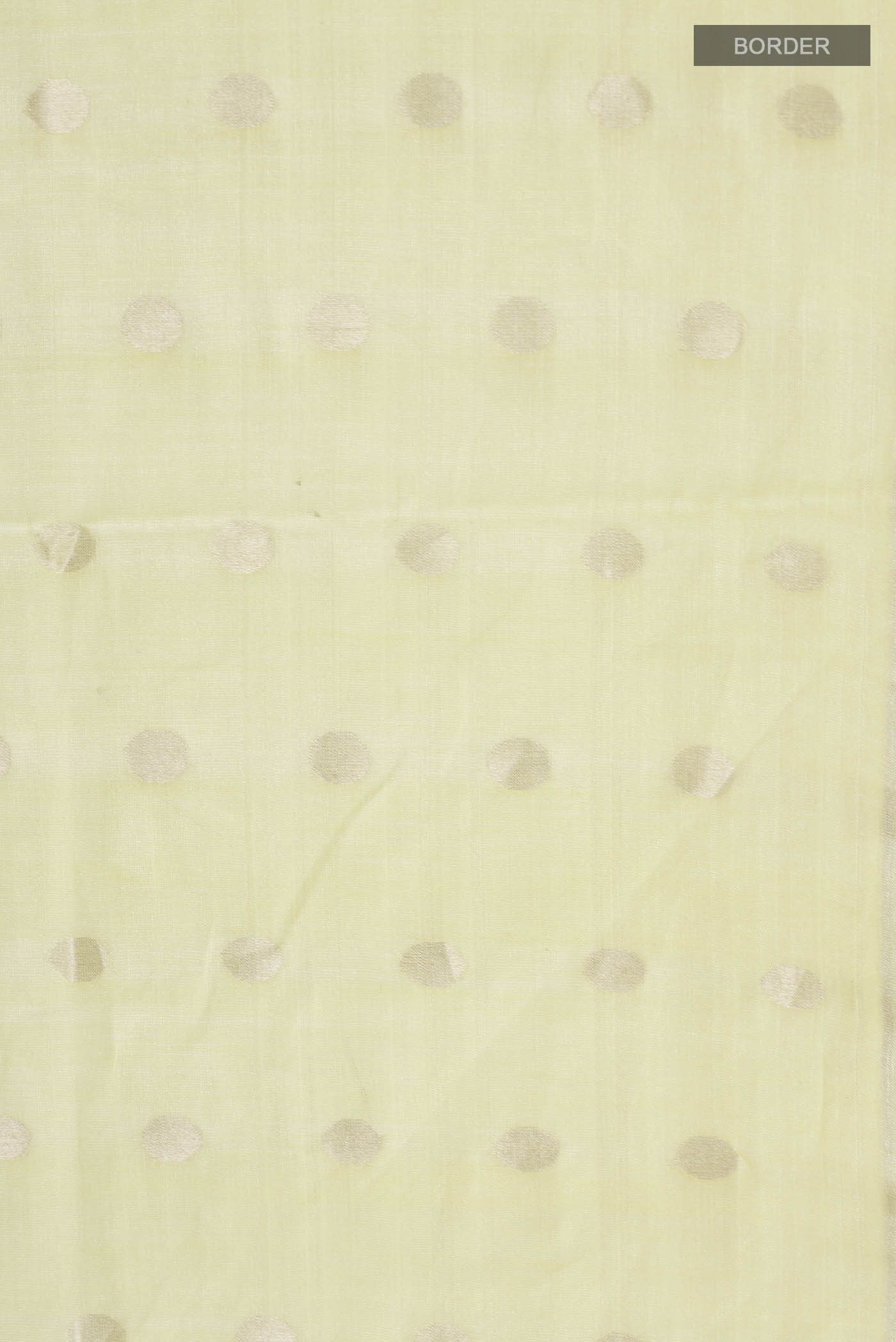 Lemon Yellow Bhagalpuri Tussar Silk Saree - Image 3