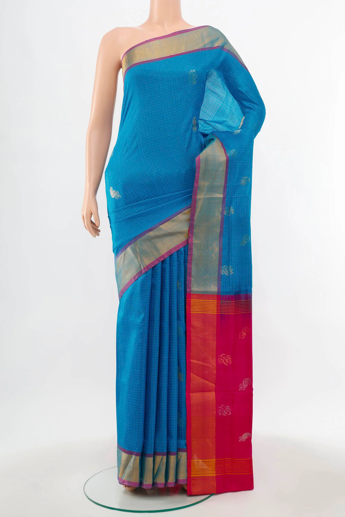 Blue Uppada Silk Saree