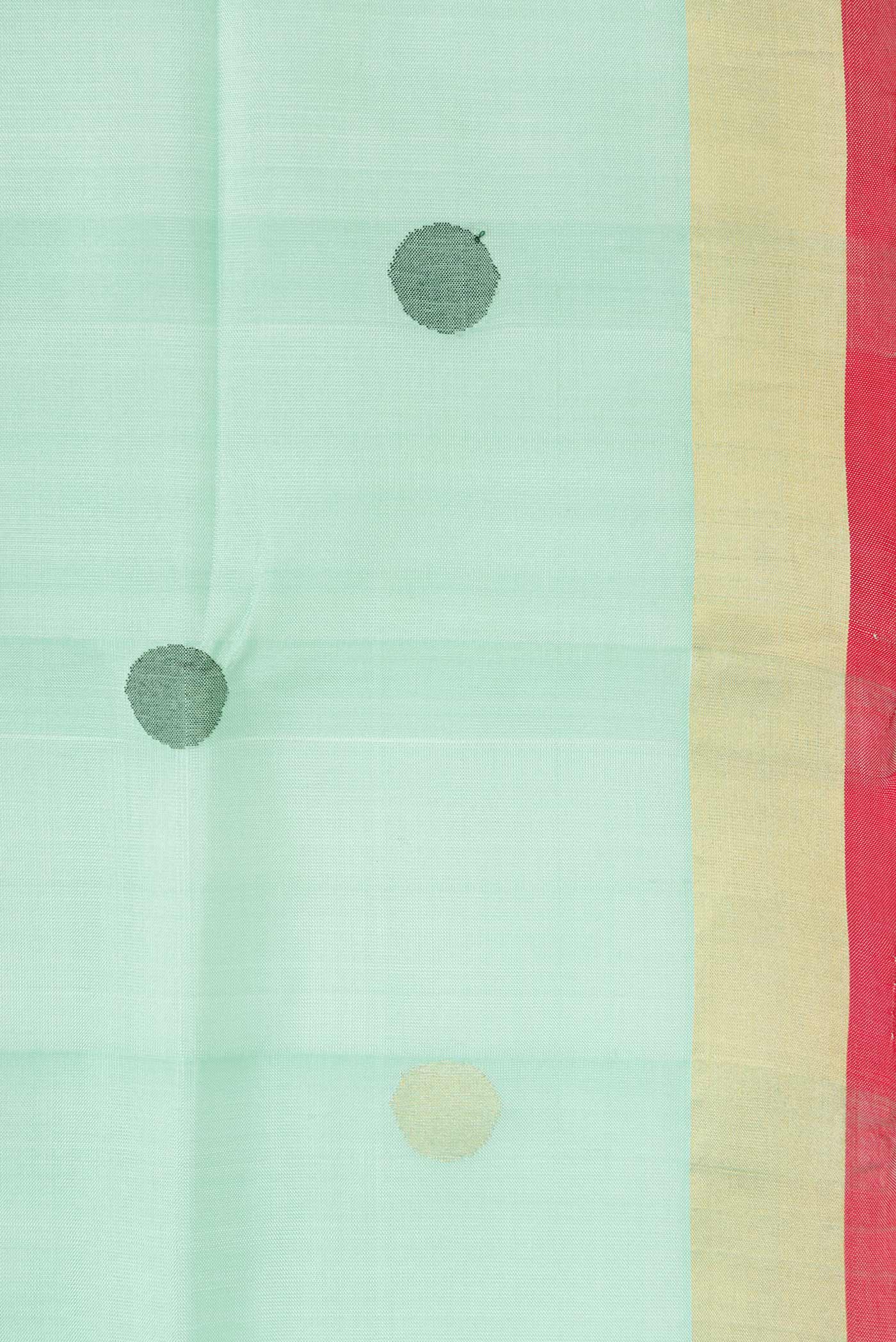 Light Blue Uppada Silk Saree - Image 3
