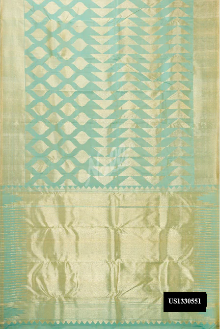 Light Green Kanchipuram Silk Saree