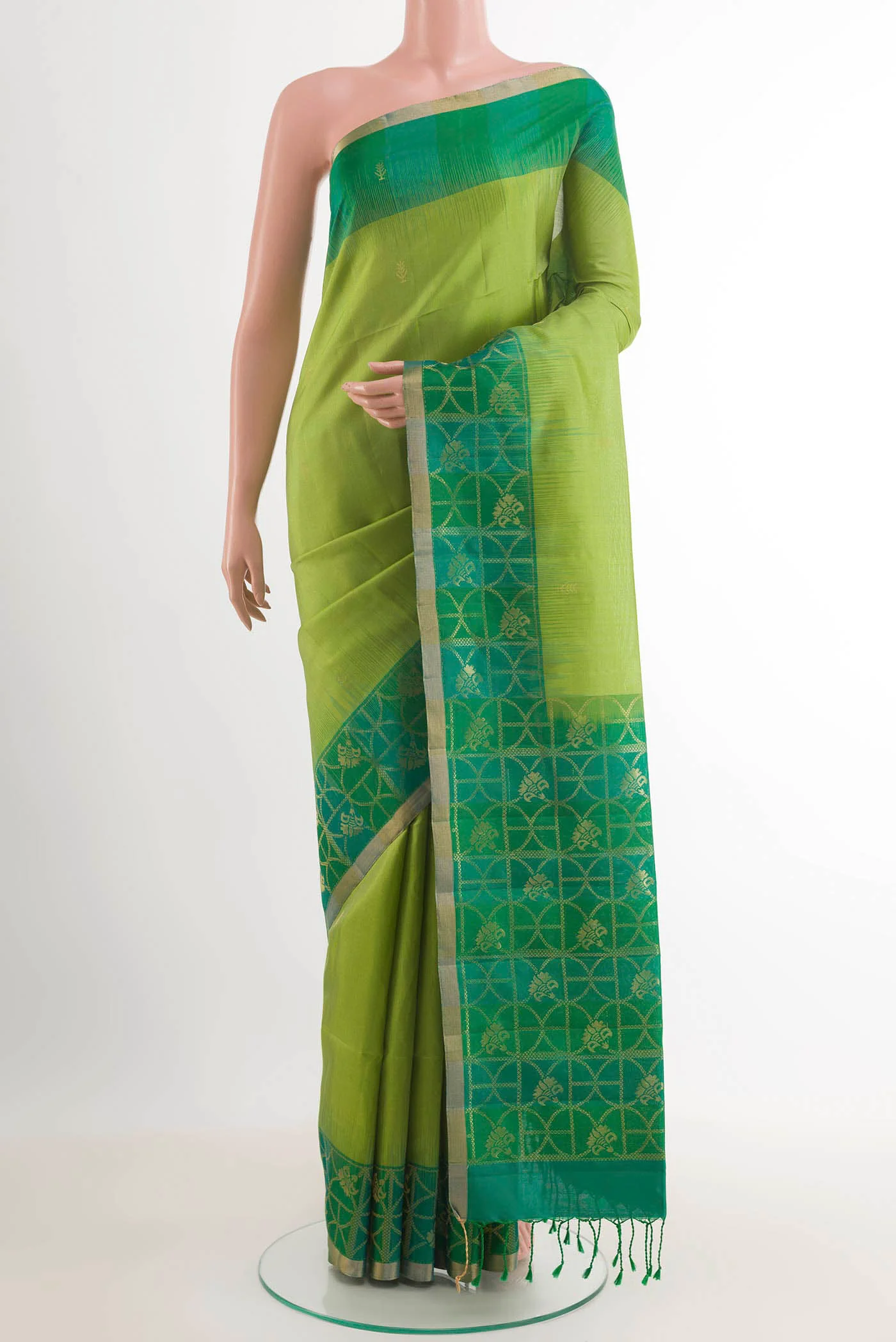 Light Green Soft Silk Saree