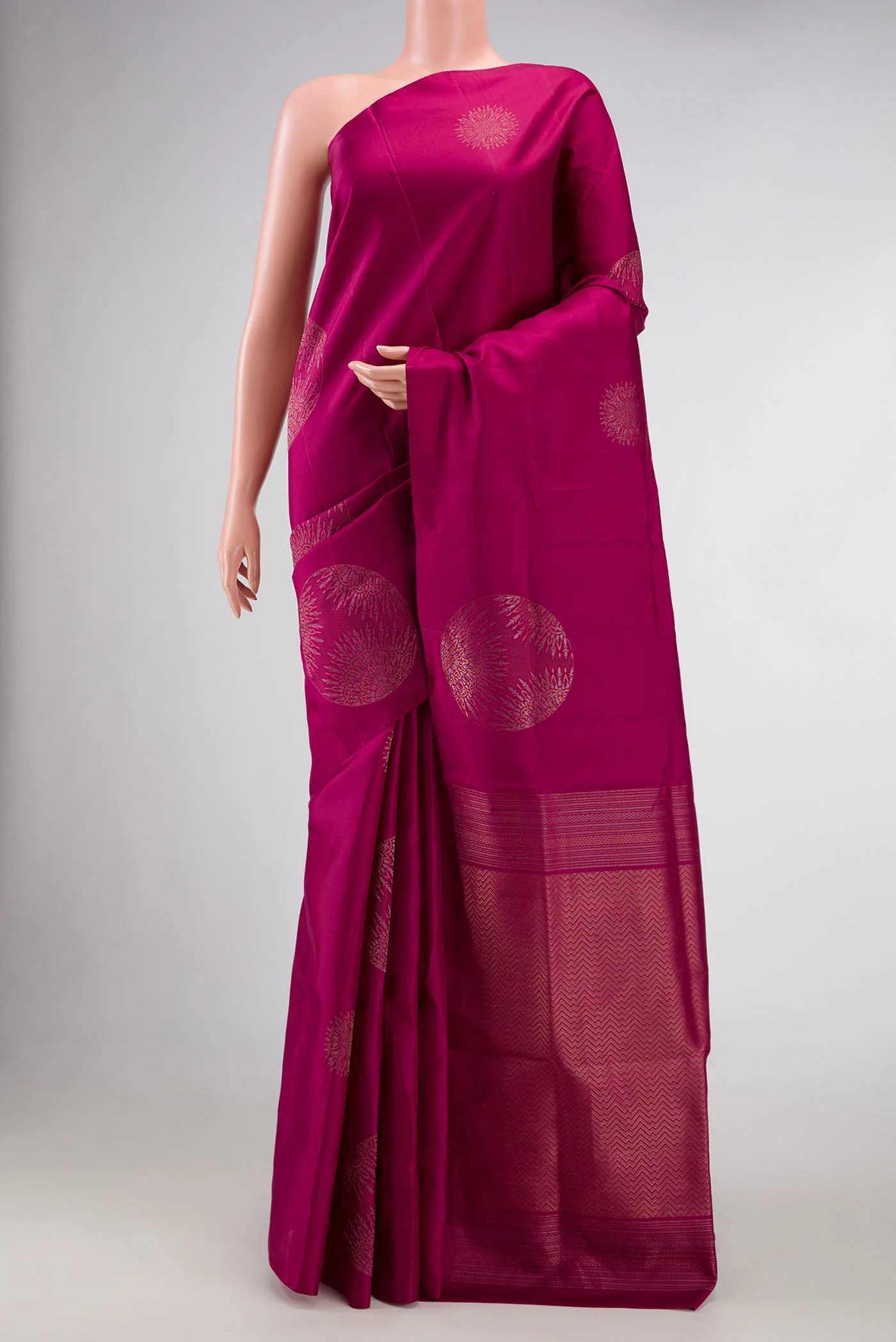Magenta Soft Silk Saree