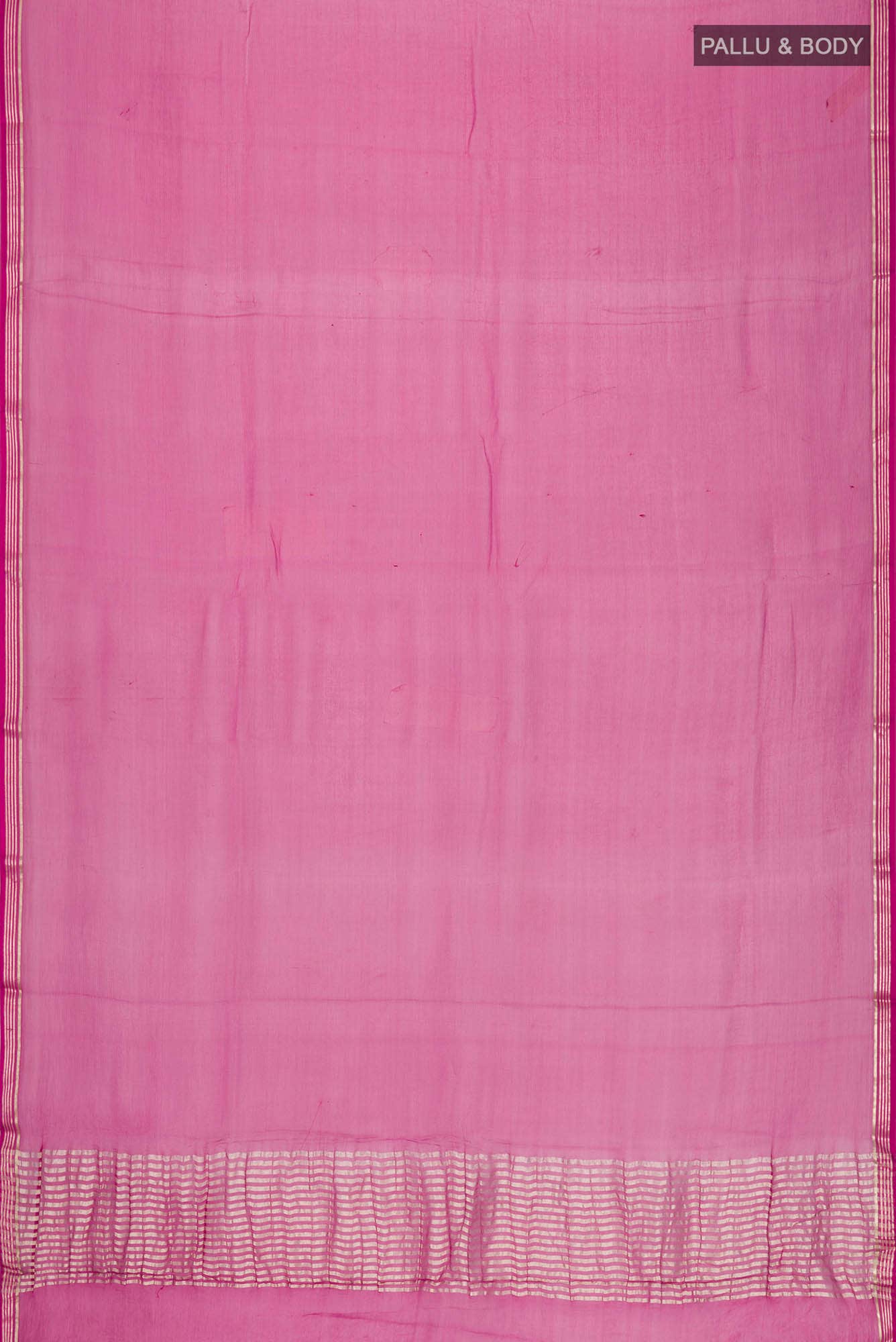 Magenta Mysore Chiffon Saree - Image 3