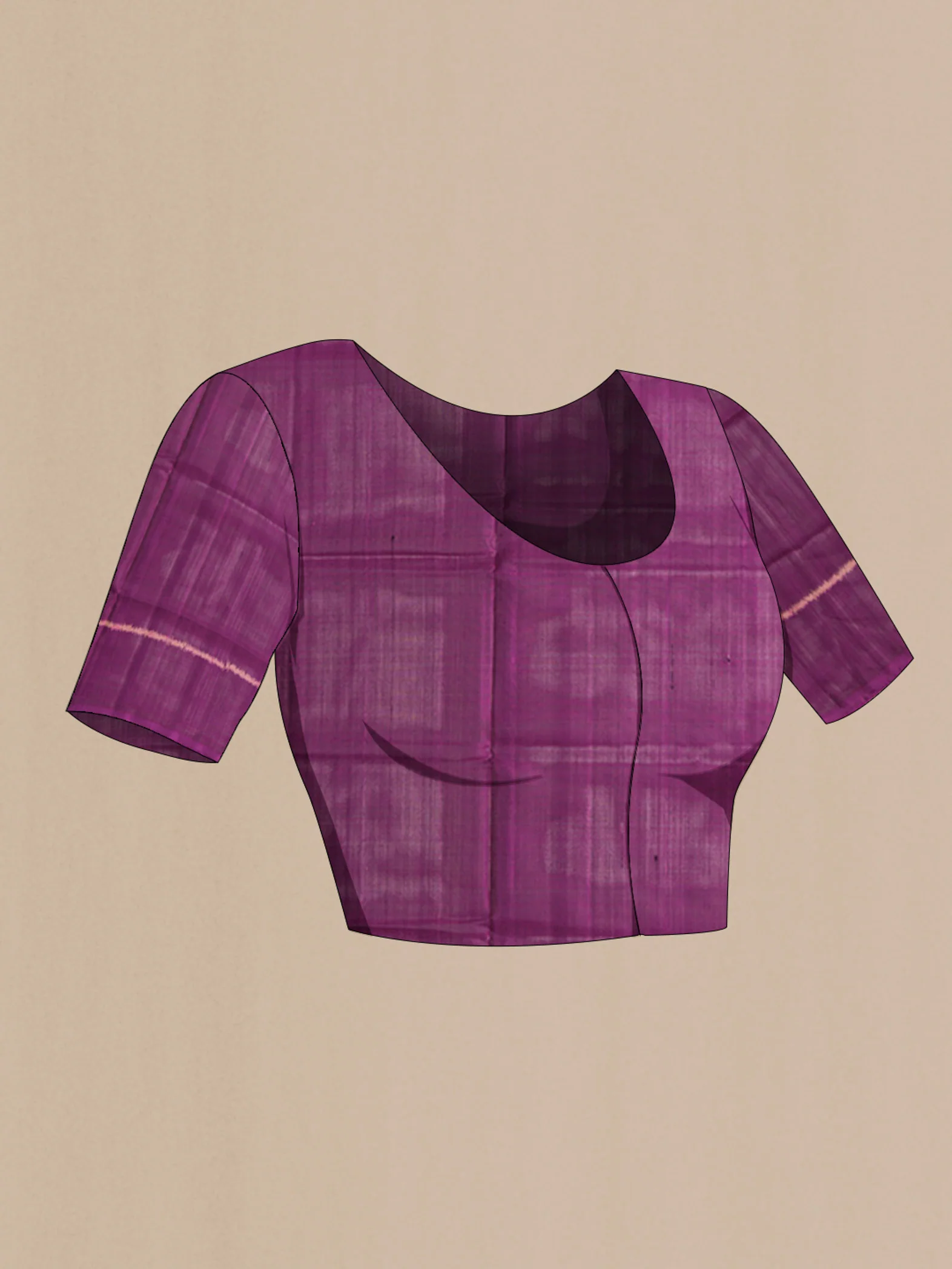 Violet Rajkot Patola Silk Saree - Image 5
