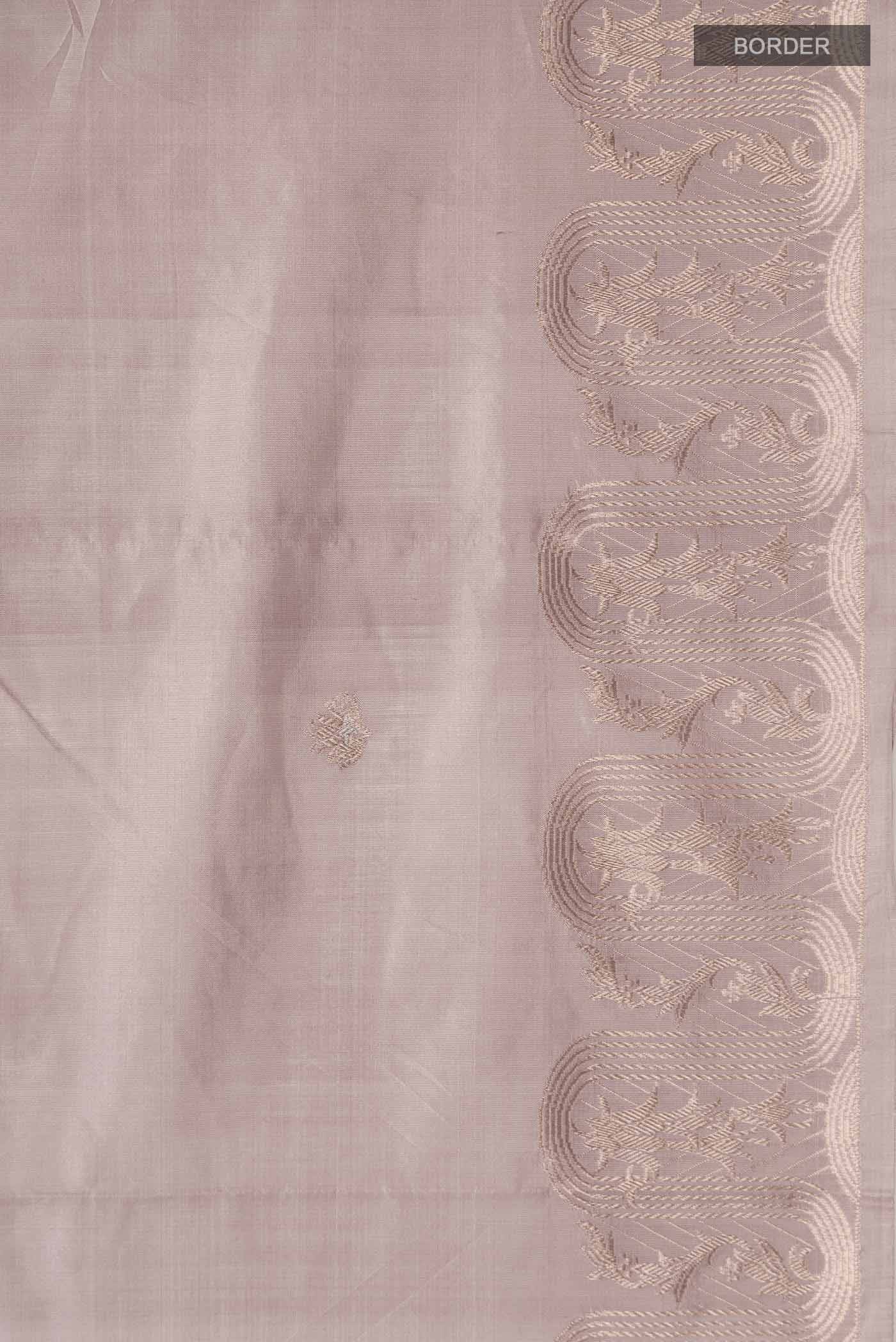 Mandhara-Mauve Banarasi Katan Silk Saree - Image 3