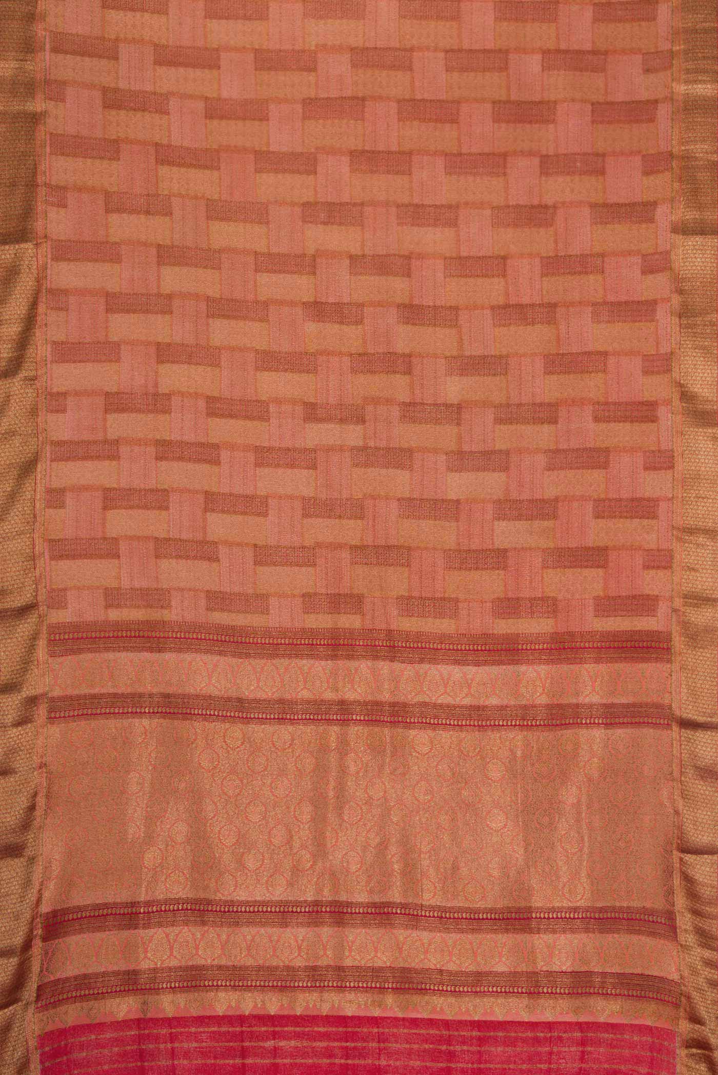 Multi Color Banarasi Georgette Saree - Image 6