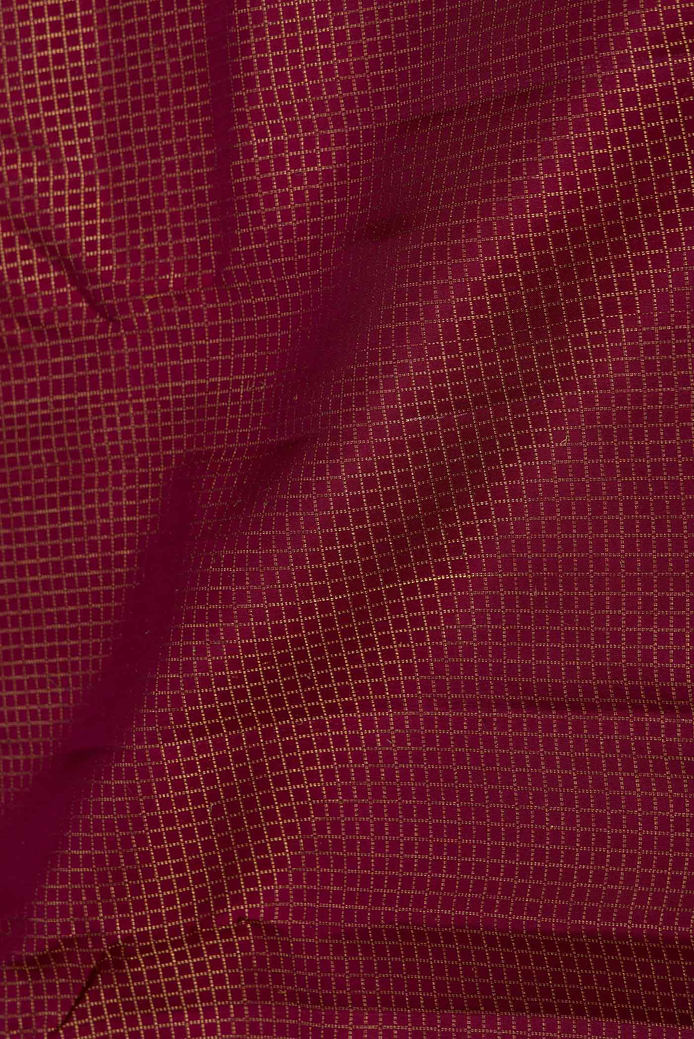 Maroon Dual Tone Kanjivaram Saree - Image 2