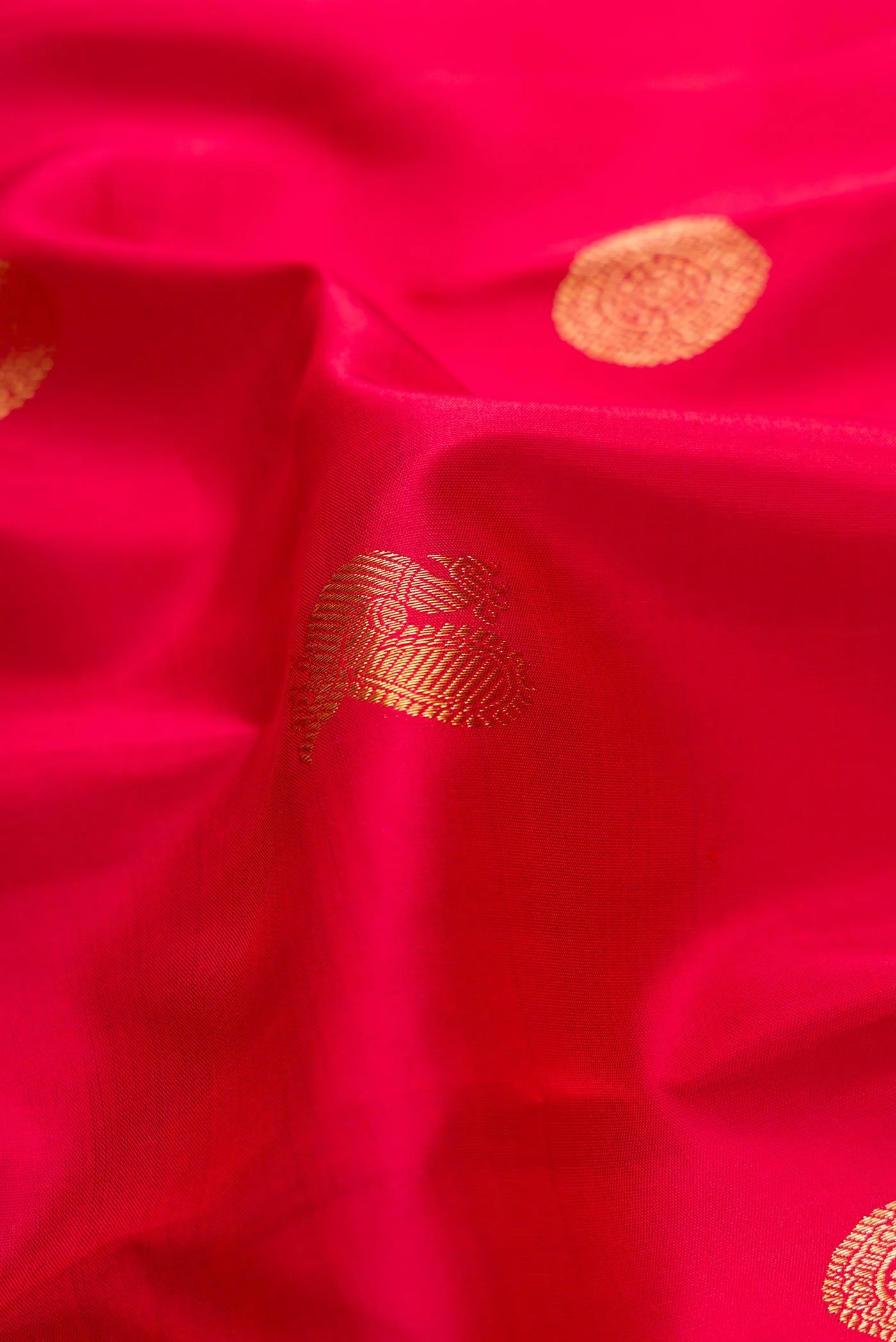 Maroon Dual Tone Kanjivaram Silk Saree - Image 2