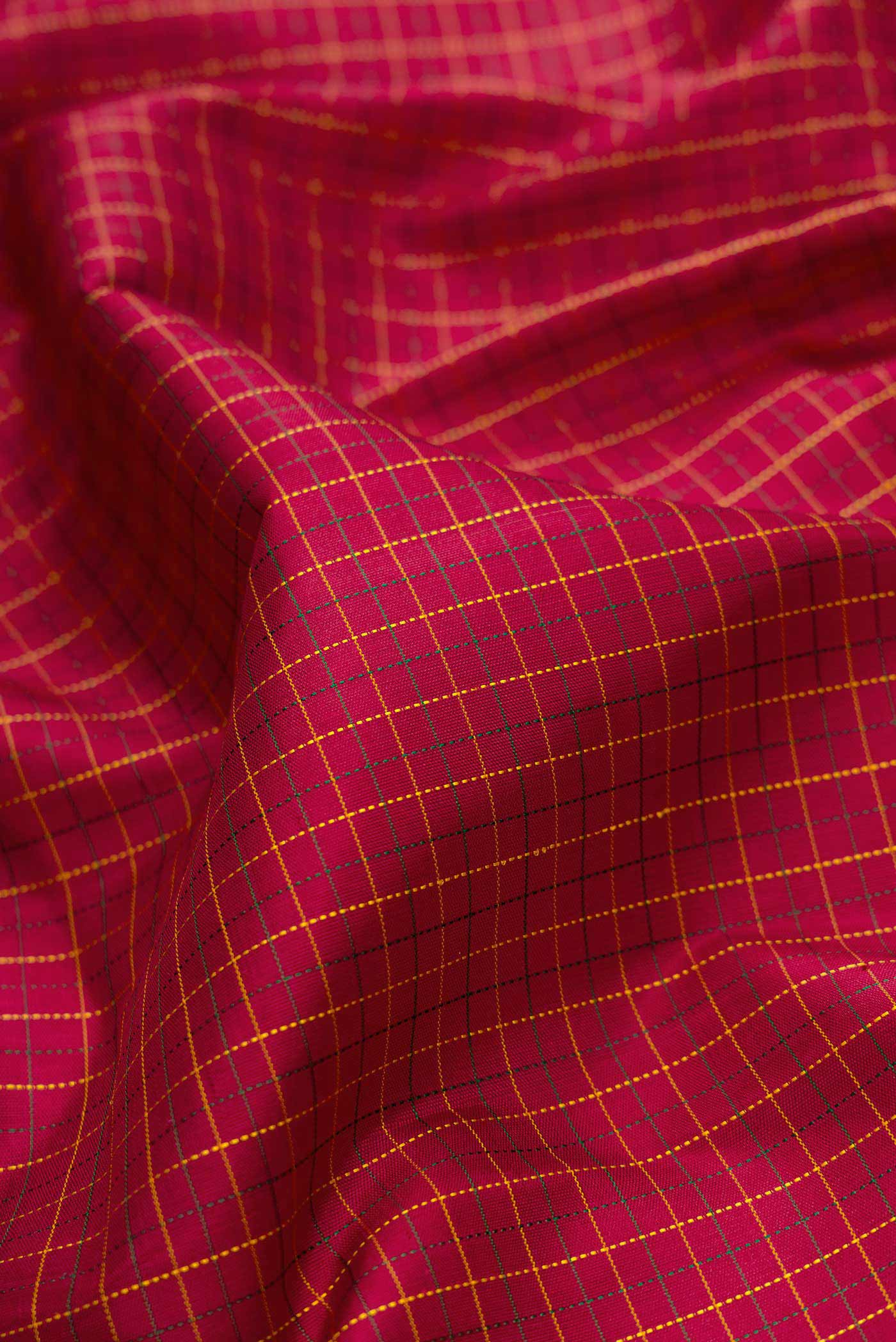 Maroon Dual Tone Kanchipuram Silk Saree - Image 2