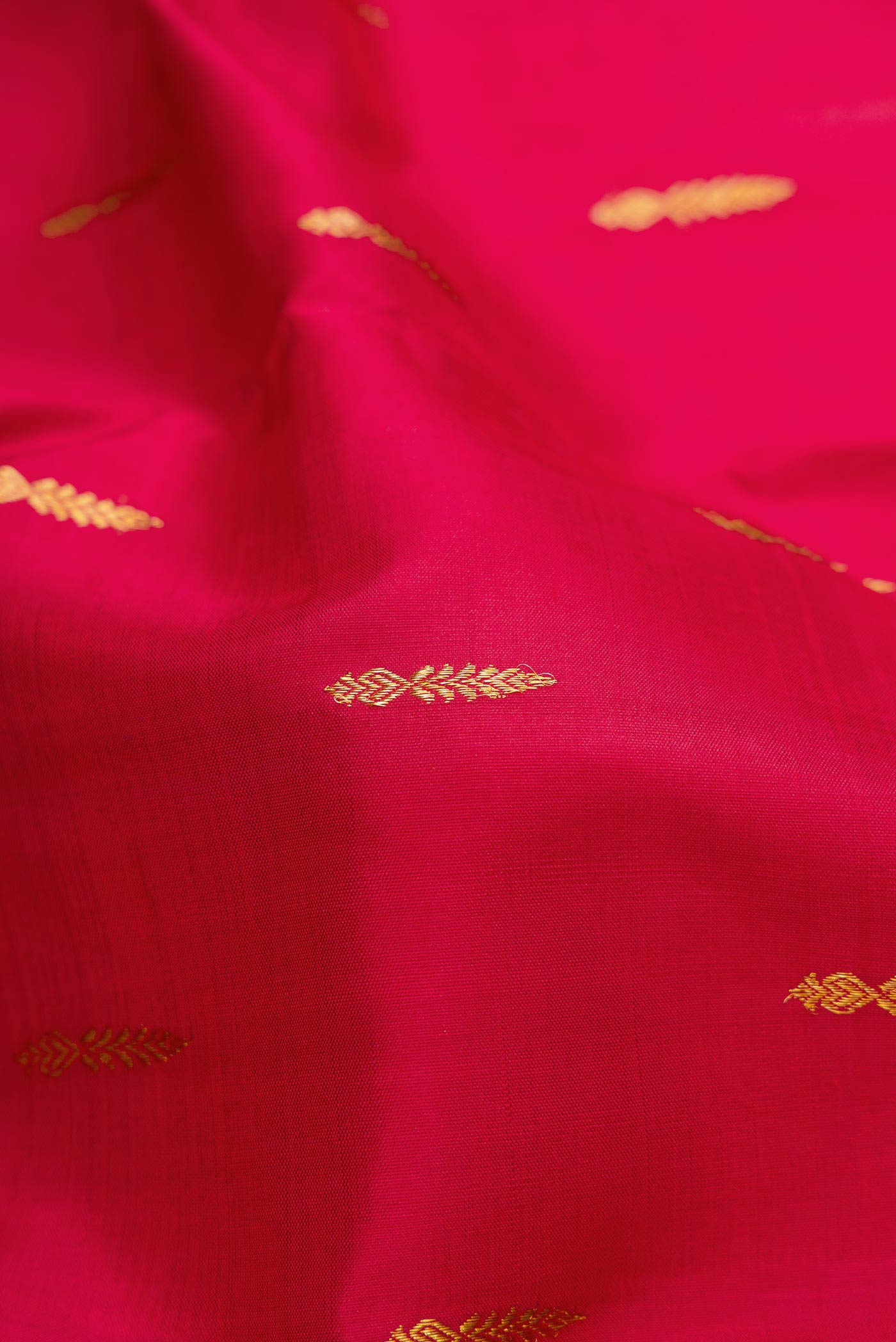 Maroon Dual Tone Kanchipuram Silk Saree - Image 2