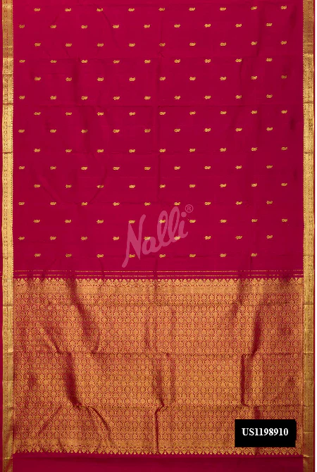 Maroon Dual Tone Kanchipuram Silk Saree