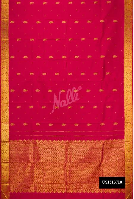 Maroon Dual Tone Kanchipuram Silk Saree