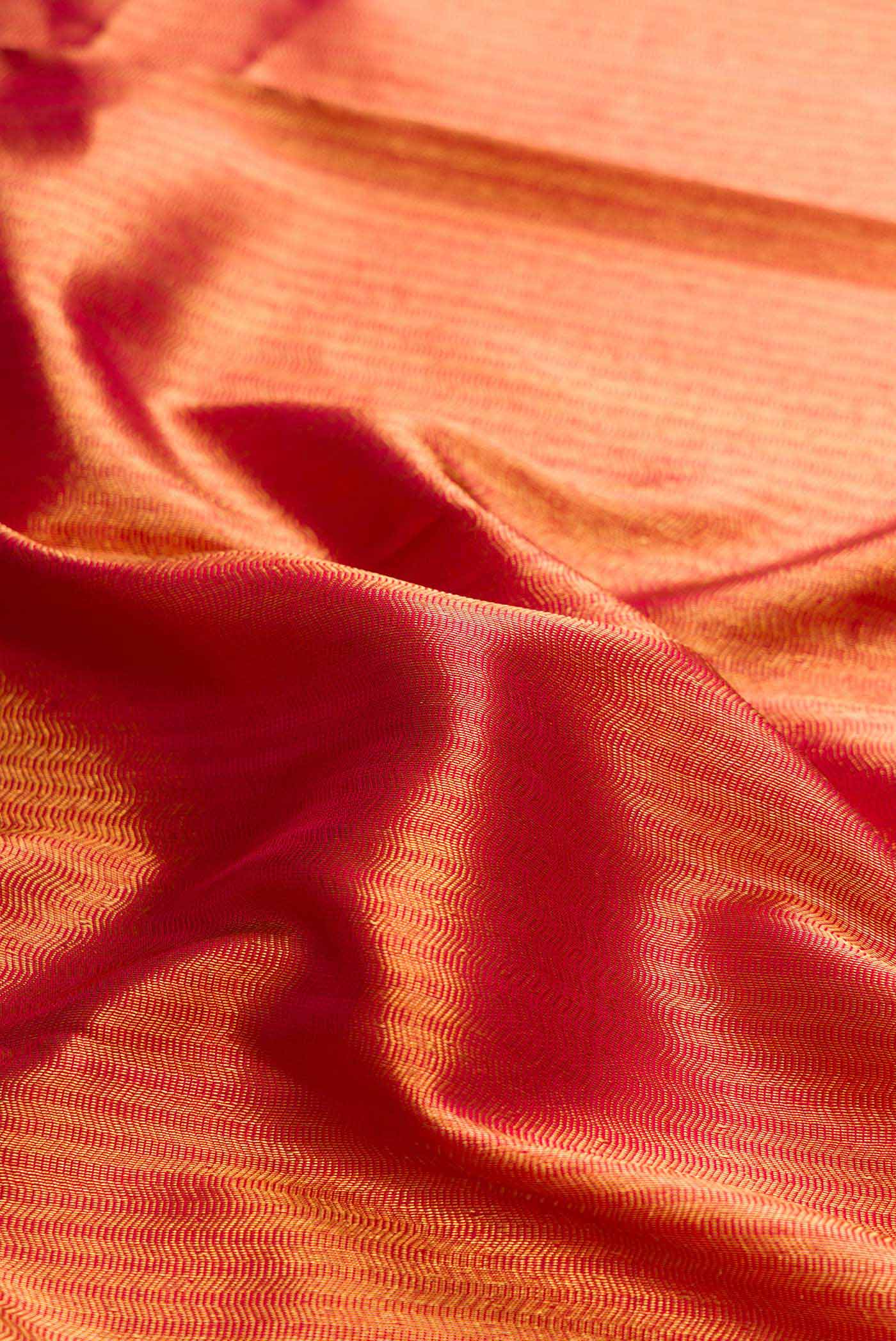 Maroon Dual Tone Kanchipuram Silk Saree - Image 2
