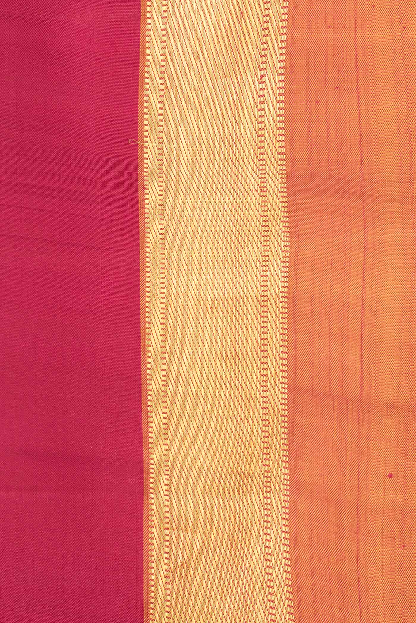 Maroon Dual Tone Kanjivaram Saree - Image 3